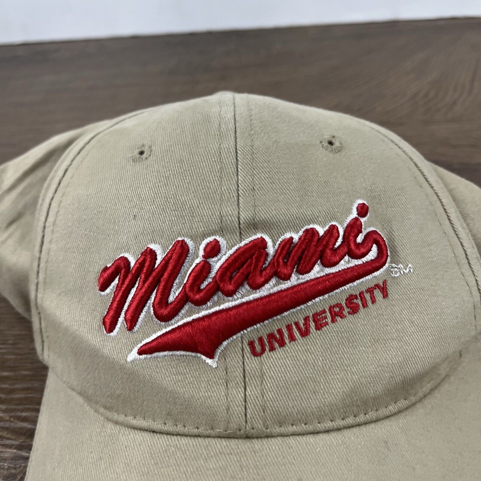 Other Miami Redhawks Hat Miami University Brown Cap Adjustable Bro Size ONE SIZE - 7 Thumbnail