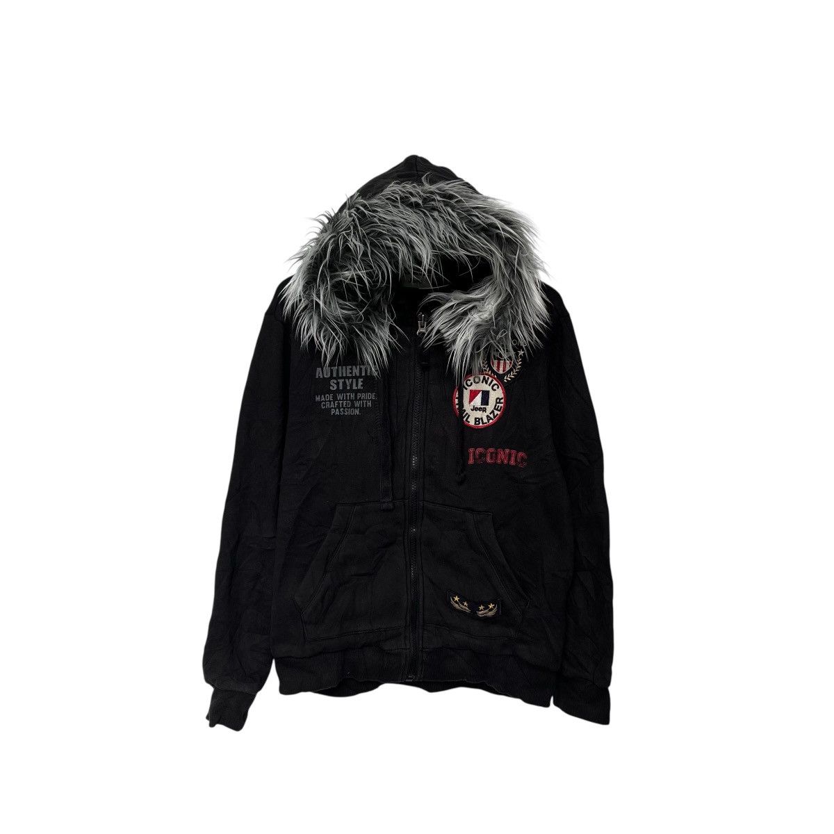 Le Grande Bleu (L.G.B.) LGB Ifsixwasnine Inspired Hoodie Faux Fur Zip Hoodie Jeep Size US L / EU 52-54 / 3 - 1 Thumbnail