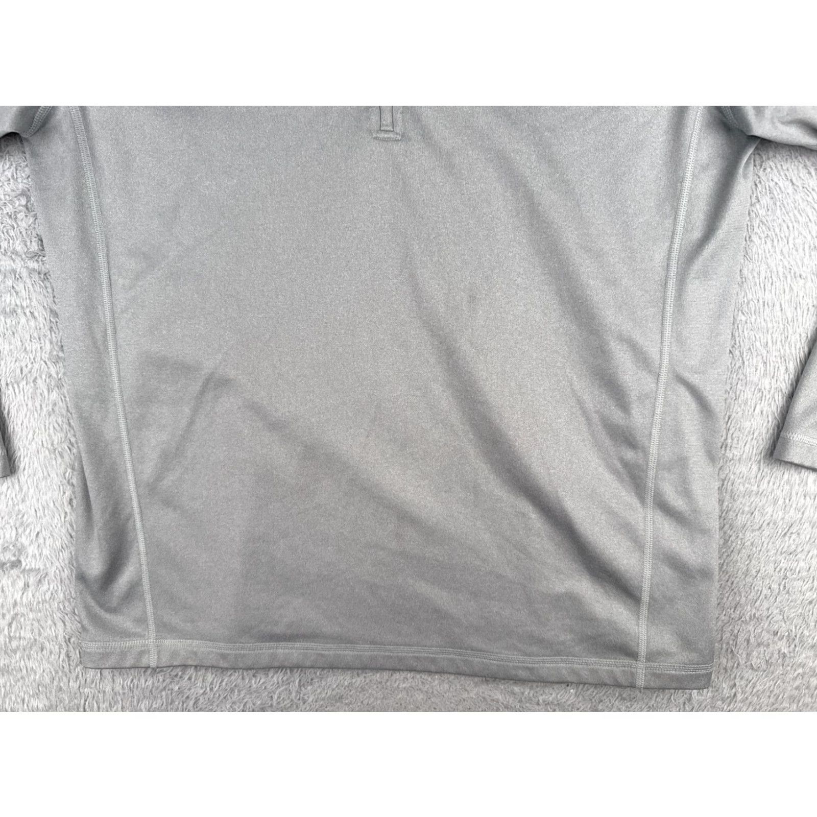 The North Face The North Face Men Sweatshirt Pullover 1/4 Zip Fleece Gray XL Mock Neck Cotton Blend Size US XL / EU 56 / 4 - 5 Thumbnail