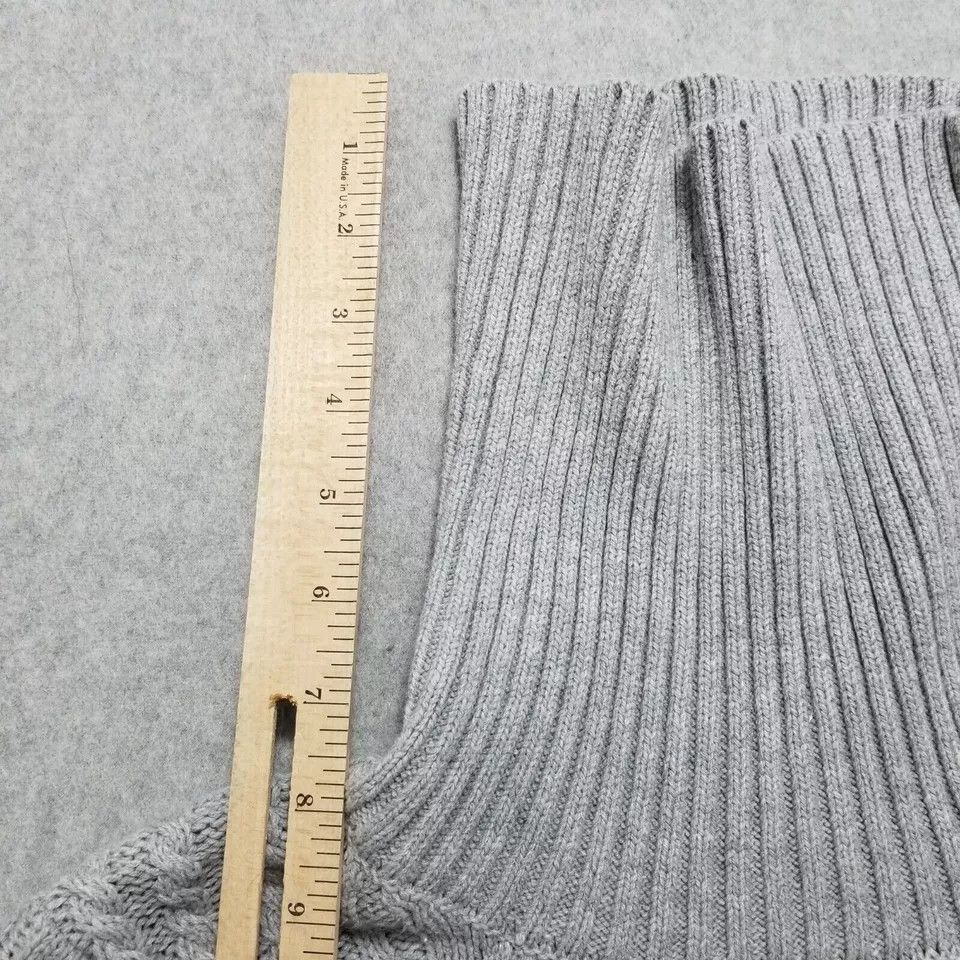 Bass Bass Sweater Womens XS Gray Long Sleeve Turtleneck Pullover Size XS / US 0-2 / IT 36-38 - 3 Thumbnail
