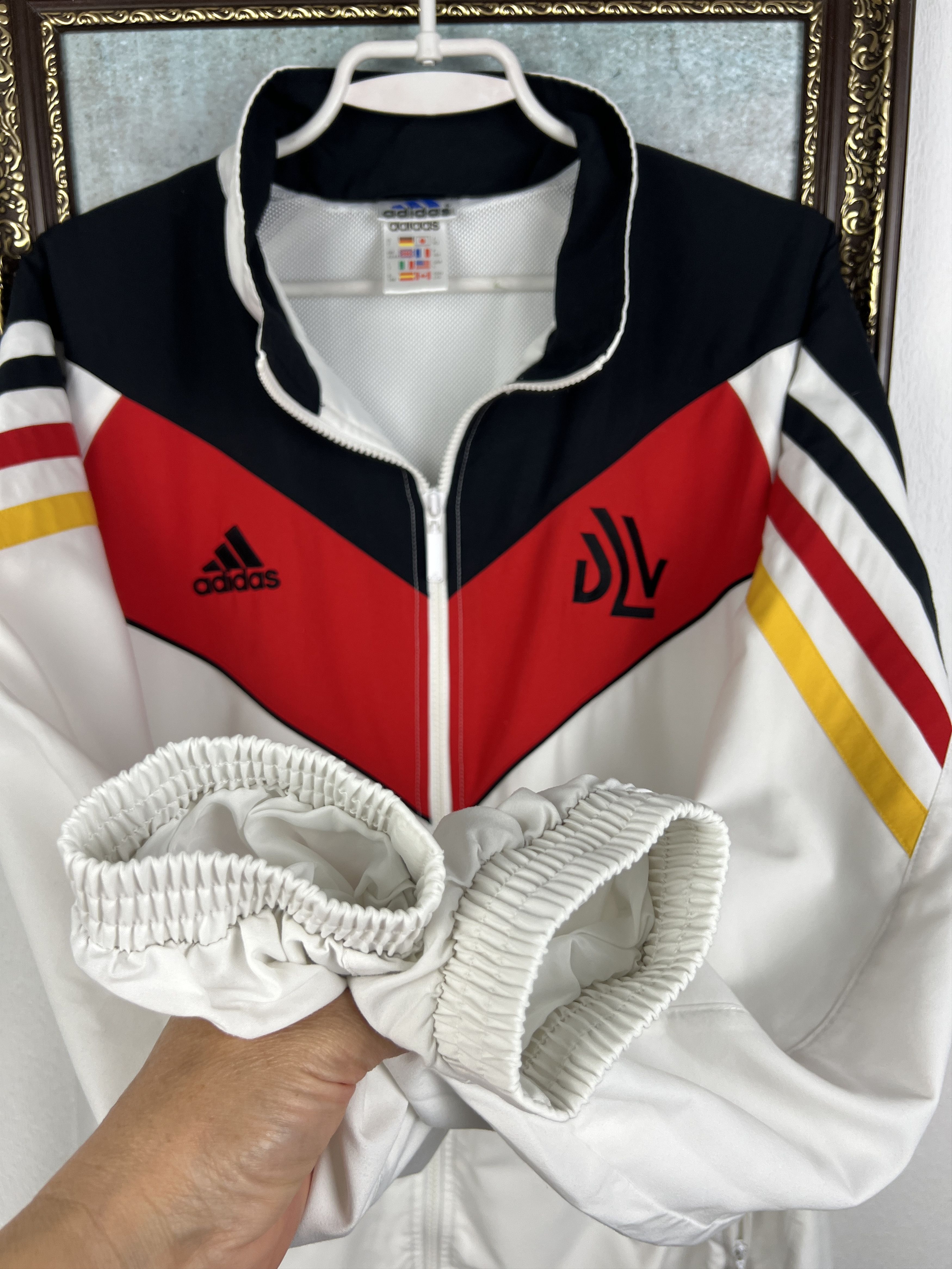 Adidas Vintage Adidas Germany Olympics Nagano Jacket Track Top Rare Size US L / EU 52-54 / 3 - 6 Thumbnail