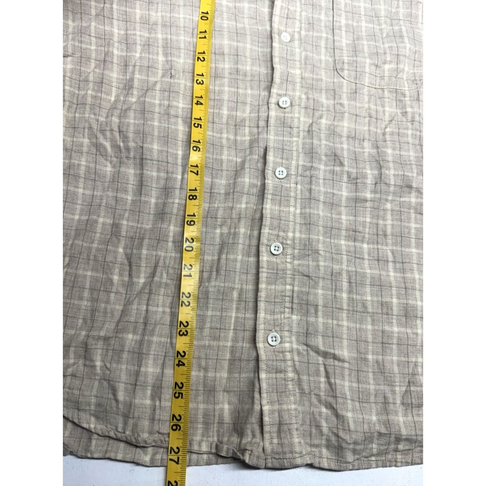 Taylor Stitch Taylor Stitch Shirt Mens Size 38 Button Down Plaid Organic Cotton Flannel Beige Regular Fit Button-Up Casual Workwear Travel Womens? Size US M / EU 48-50 / 2 - 5 Thumbnail
