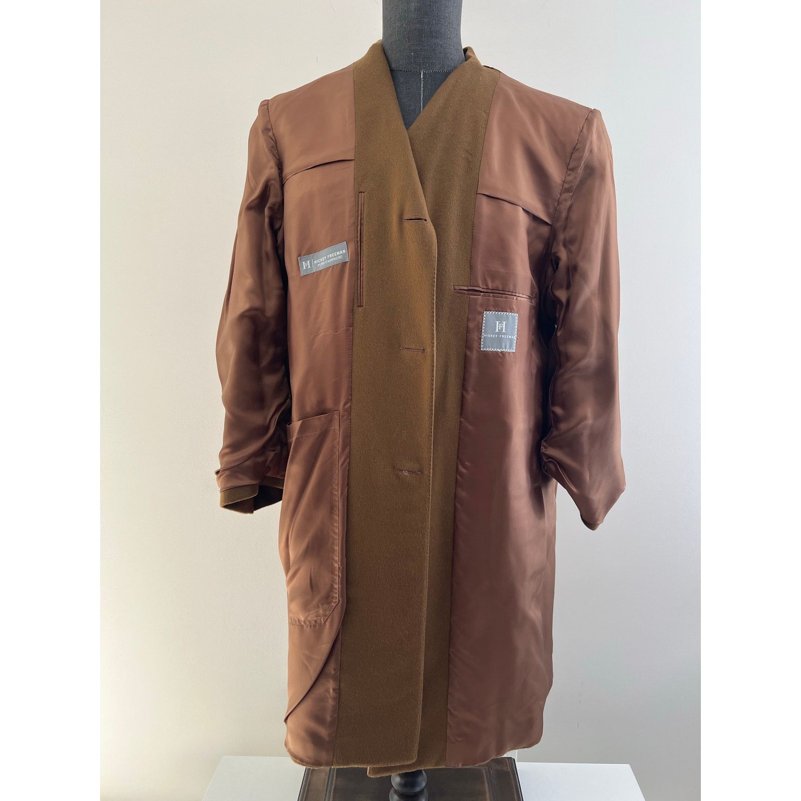 Hickey Freeman Hickey Freeman 3 Button Long Overcoat Vicuña Color Size 40 Size US S / EU 44-46 / 1 - 13 Thumbnail