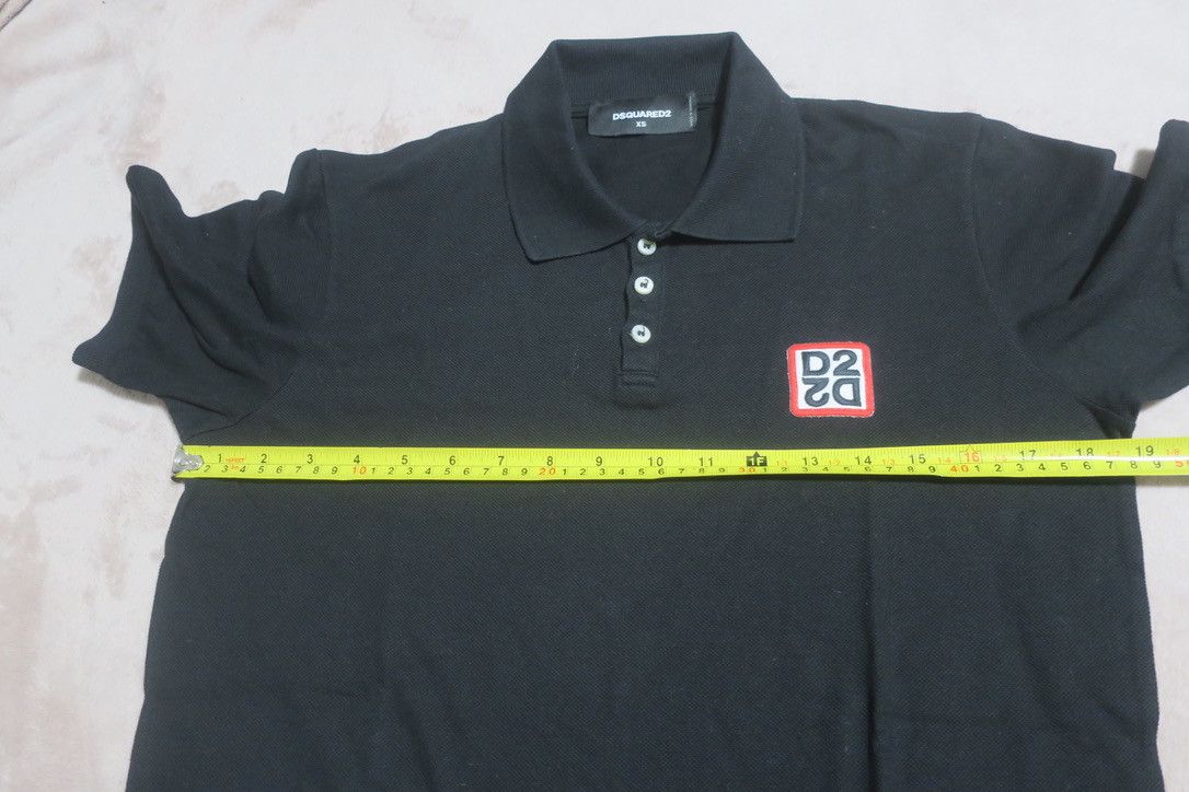Dsquared2 Black Polo Size XS Classic Fit Size US XS / EU 42 / 0 - 7 Thumbnail
