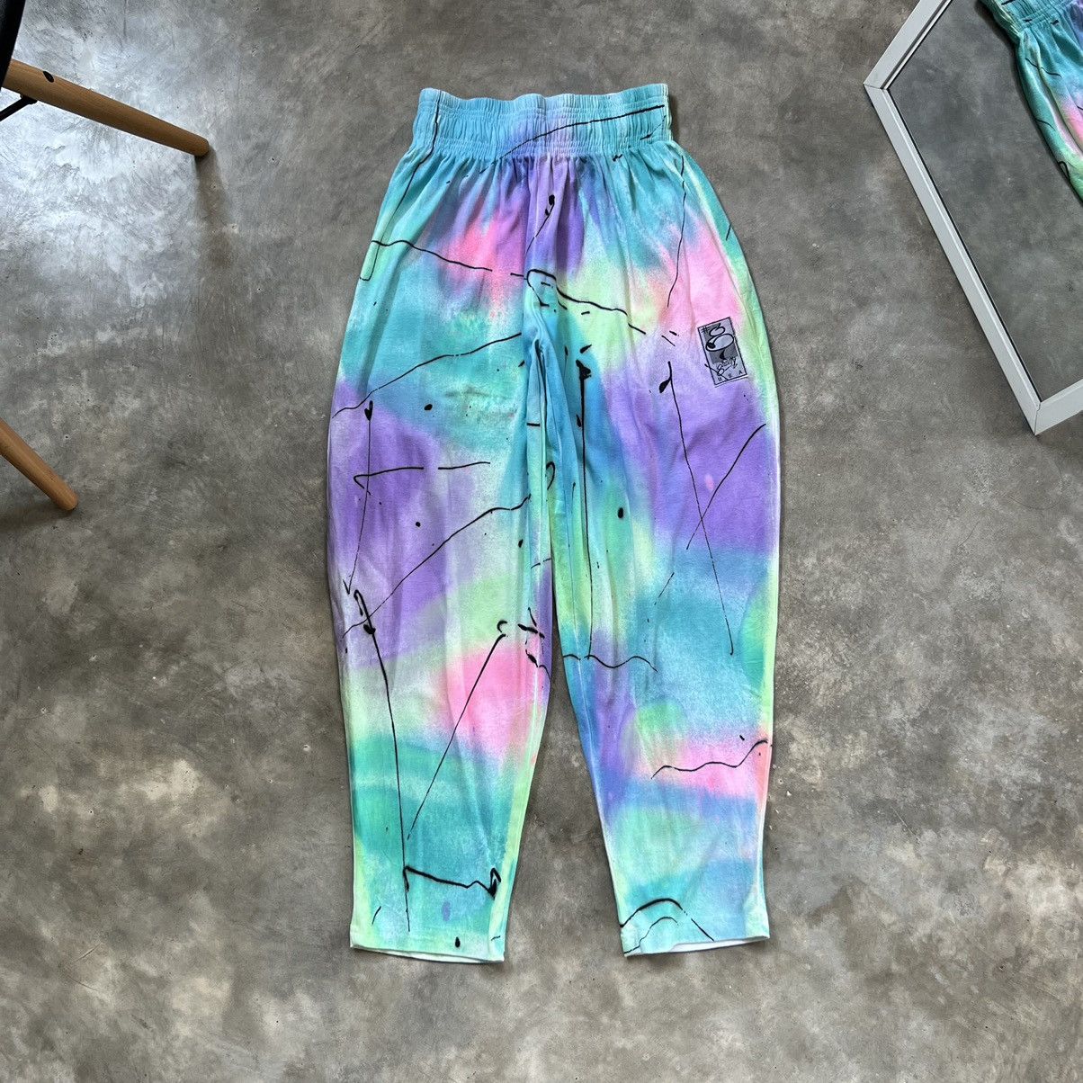 Vintage Vintage Gravity Colour Blok Baggy Sweatpants Size 27" / US 4 / IT 40 - 1 Thumbnail