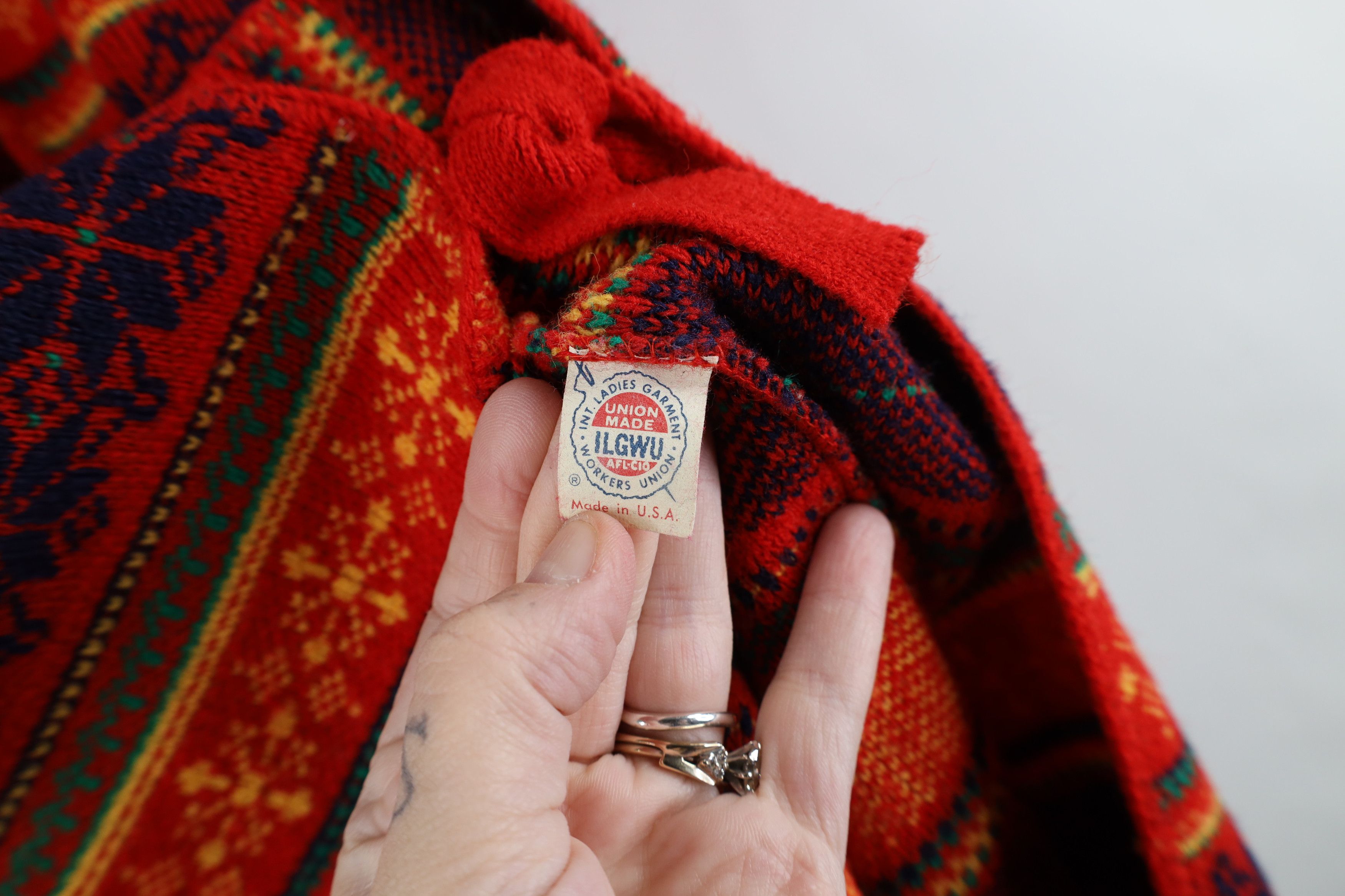 Vintage Vintage 70s Mid Century Modern MCM Cardigan Sweater USA Size M / US 6-8 / IT 42-44 - 9 Thumbnail