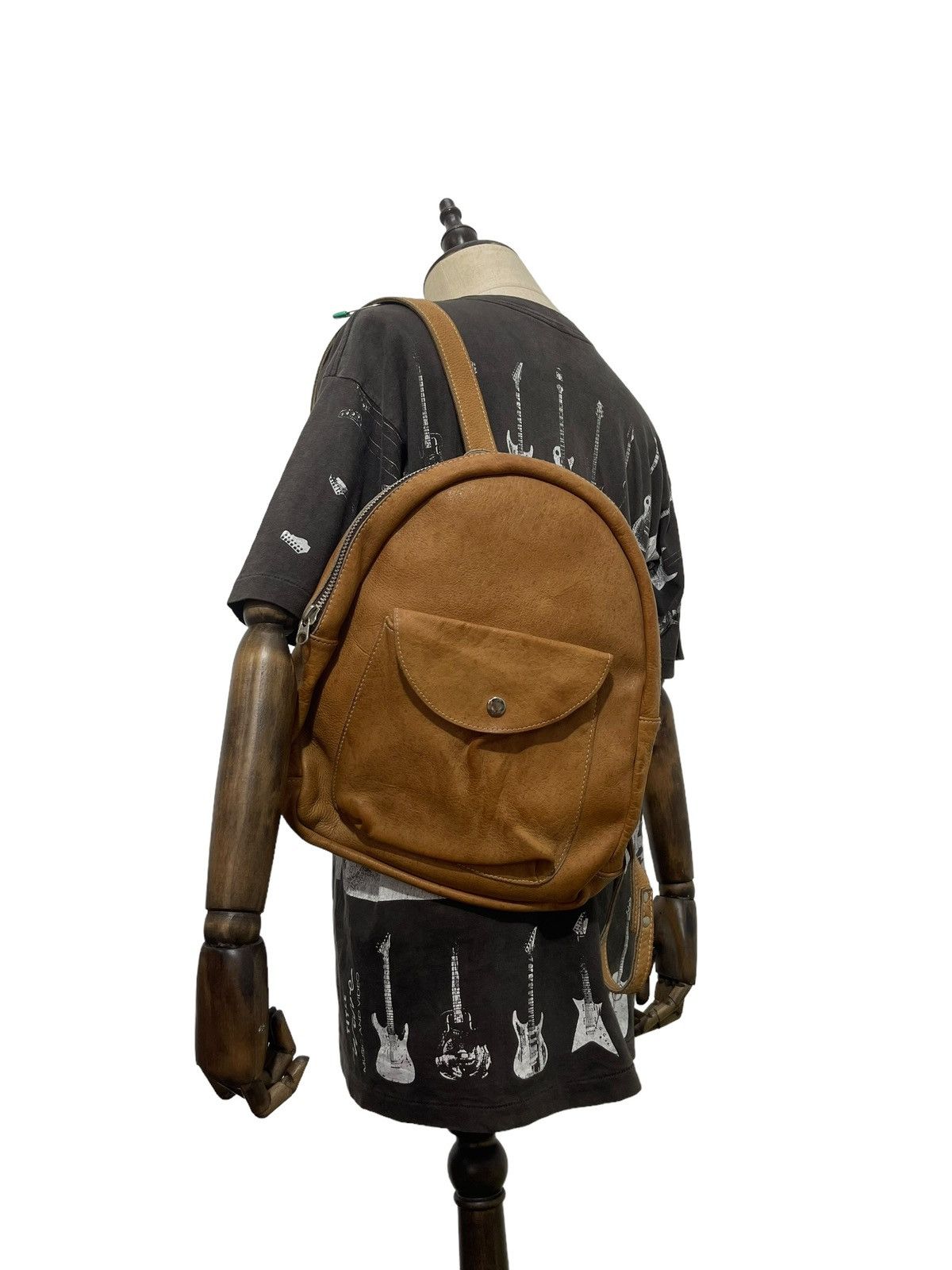 Genuine Leather Full Leather Backpack Unknown Handmade Bag 3🟩 Size ONE SIZE - 1 Thumbnail