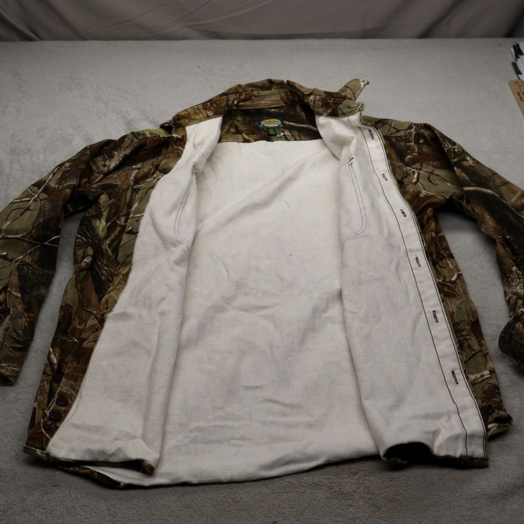 Vintage VINTAGE Cabela's Shirt Mens Large Camo Button Down Long Sleeve Flannel Hunting Outdoor Size US L / EU 52-54 / 3 - 2 Thumbnail