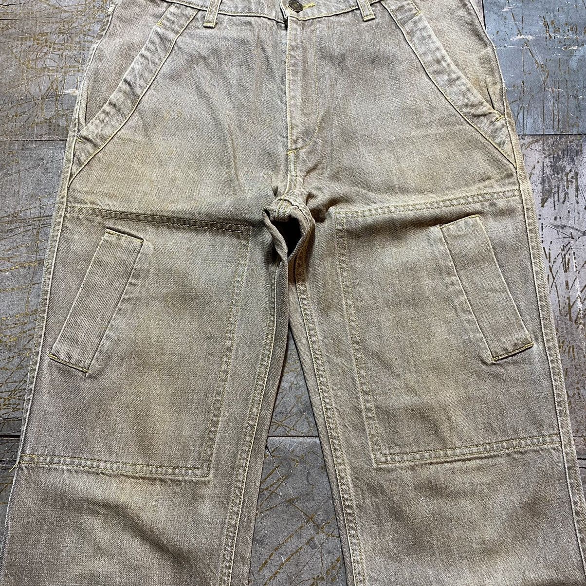 Designer Cabane De Zucca Double Knee Jeans Size US 30 / EU 46 - 7 Thumbnail