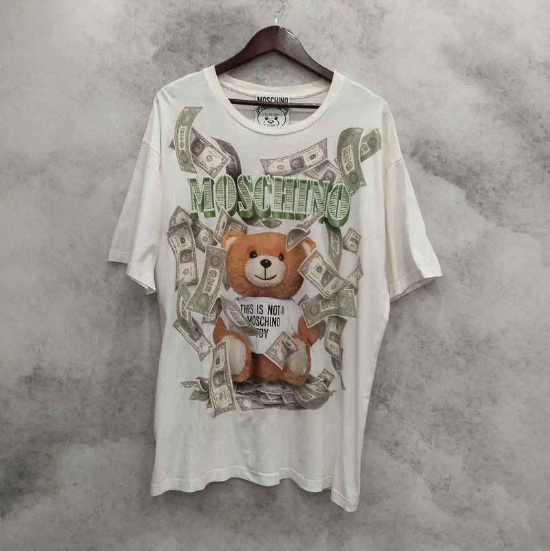Moschino Moschino White Cotton Summer T-Shirt 0089 Size XL / US 12-14 / IT 48-50 - 1 Thumbnail