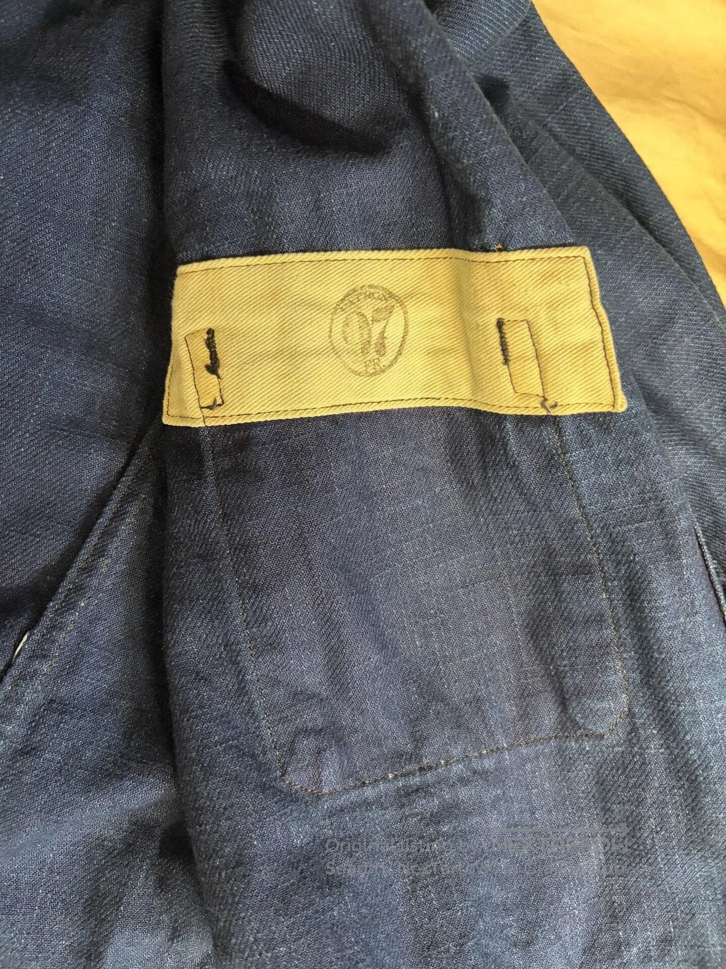 Mister Freedom Mister Freedom Blue Dyed Work Jacket. Size US M / EU 48-50 / 2 - 7 Thumbnail