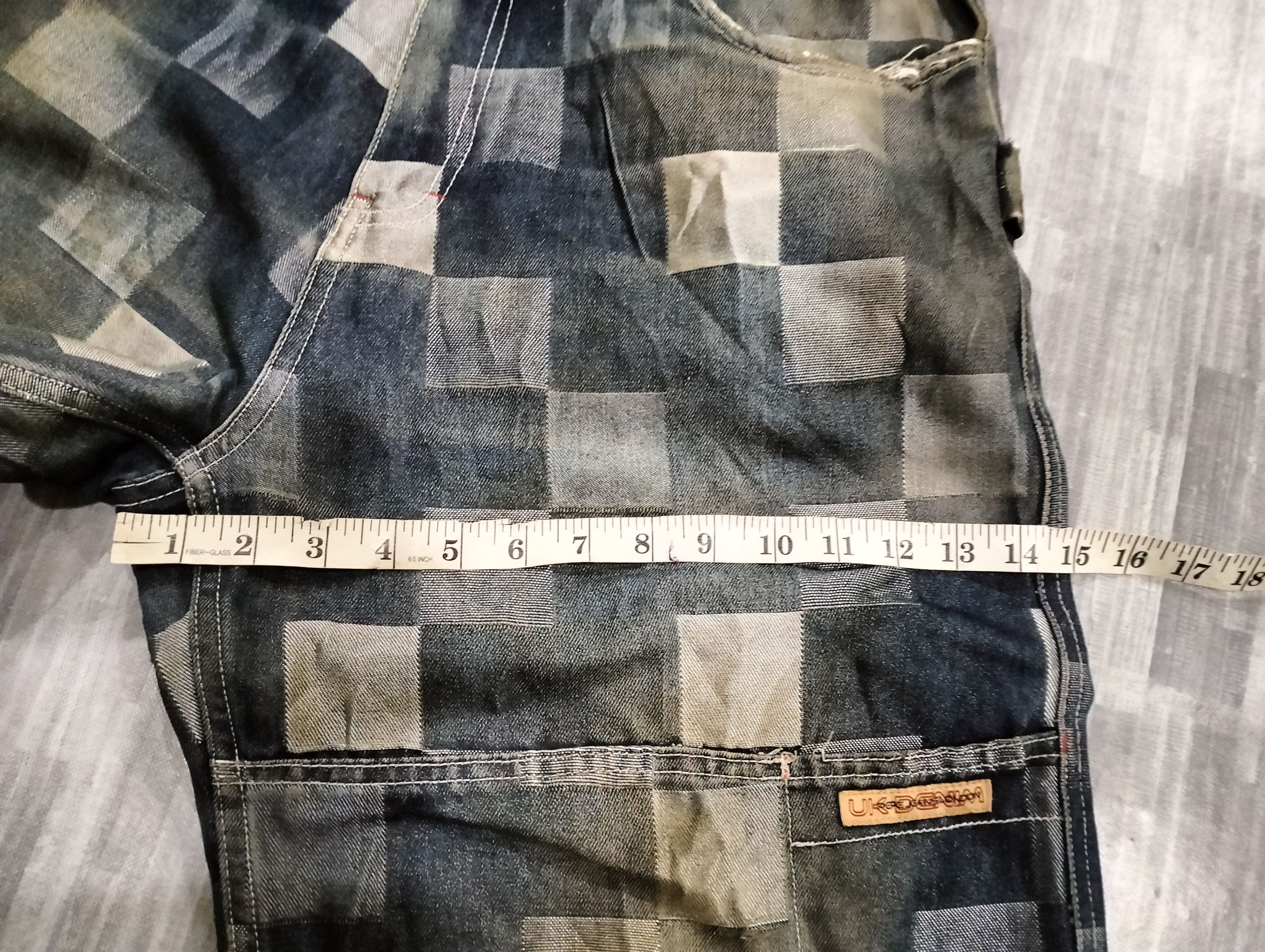 Pepe Jeans Pepe Jeans Baggy Pants Patchwork Design Distressed Pants Size US 35 - 24 Thumbnail