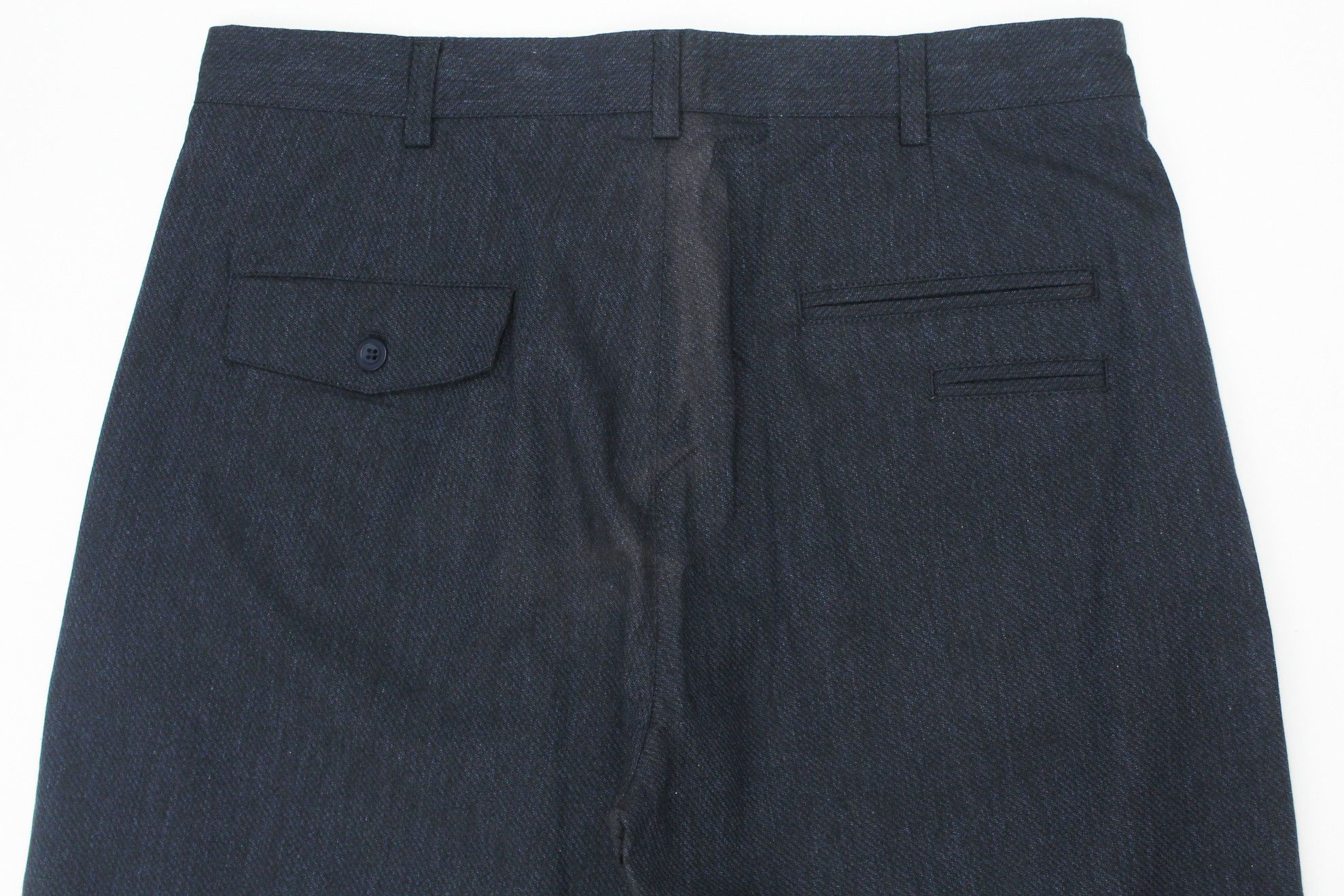 YMC Indigo-dyed Flat Front Paneled Trousers Pants Size US 34 / EU 50 - 8 Thumbnail