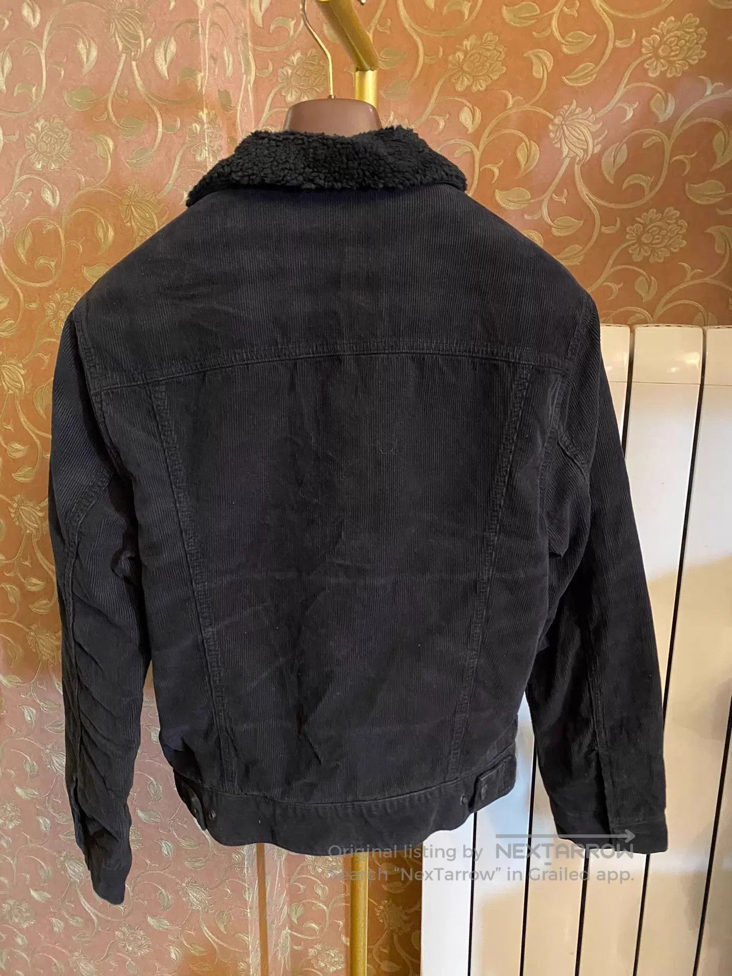 Polo Ralph Lauren Black Sherpa Collar Button. Size US S / EU 44-46 / 1 - 3 Thumbnail