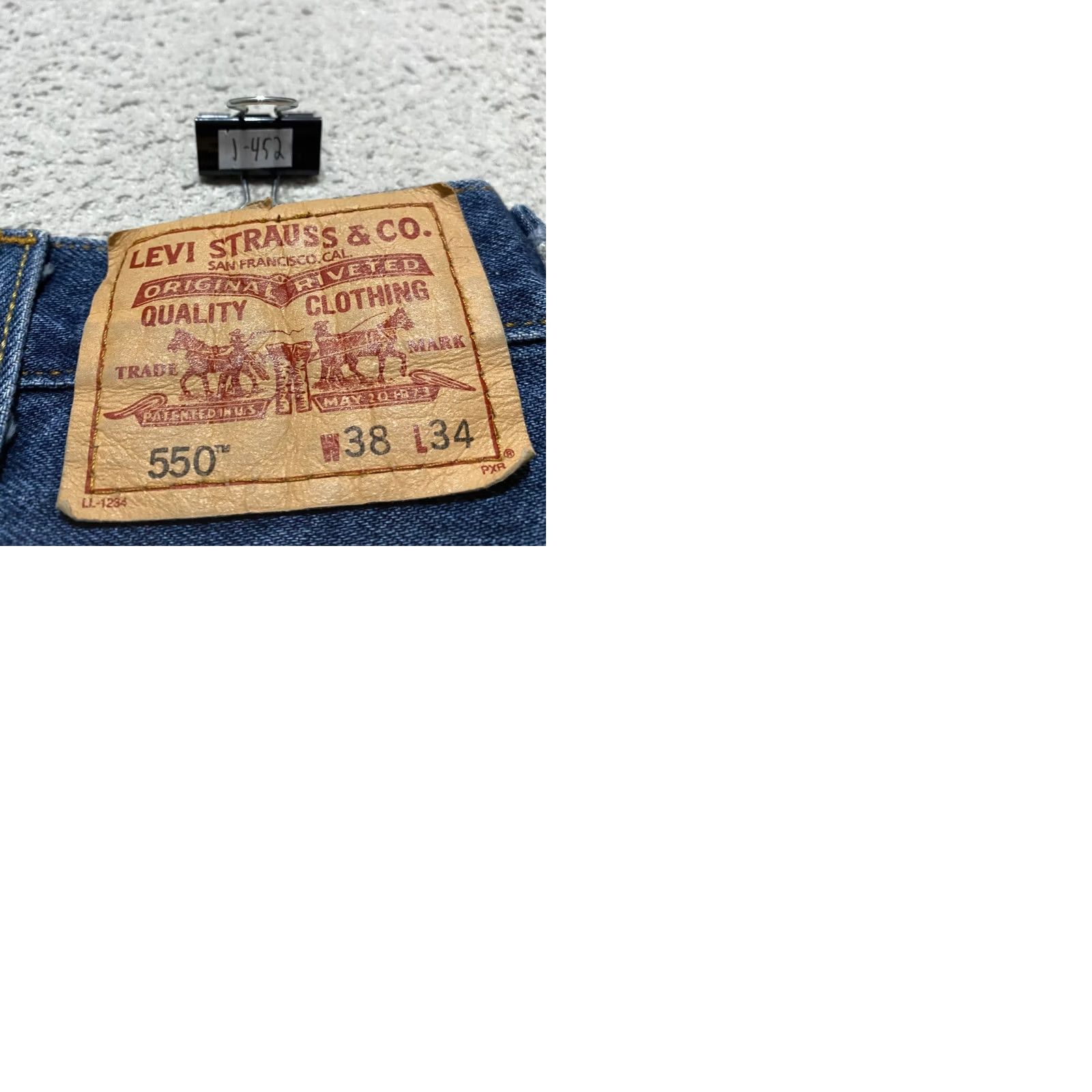 Levi's Levi'S Jeans Mens 38 Blue 38x34 Denim Straight Leg Wash Relaxed Fit Size US 38 / EU 54 - 9 Thumbnail