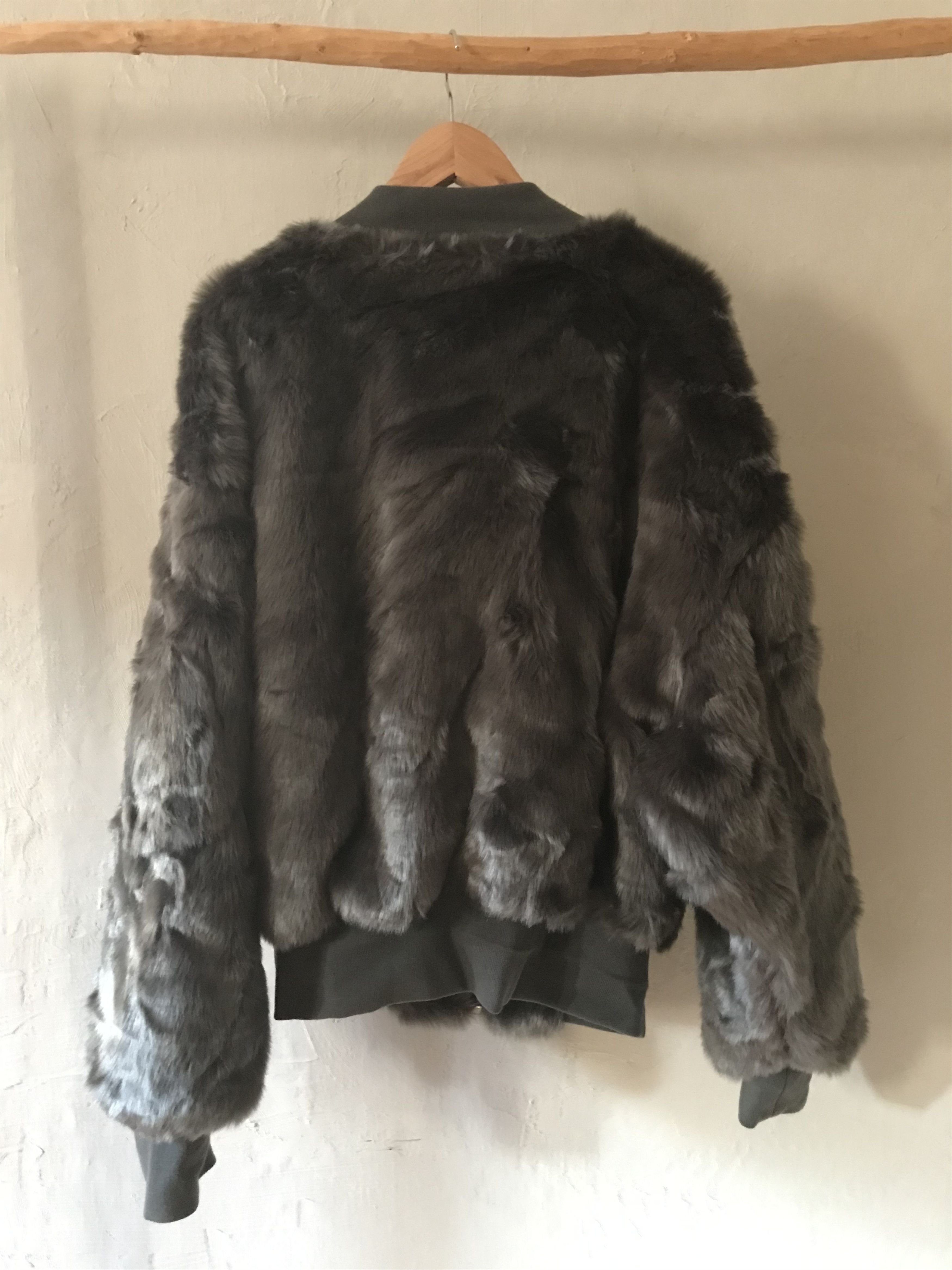 LANDLORD Landlord New York fake fur bomber jacket, dark green Size US M / EU 48-50 / 2 - 6 Thumbnail
