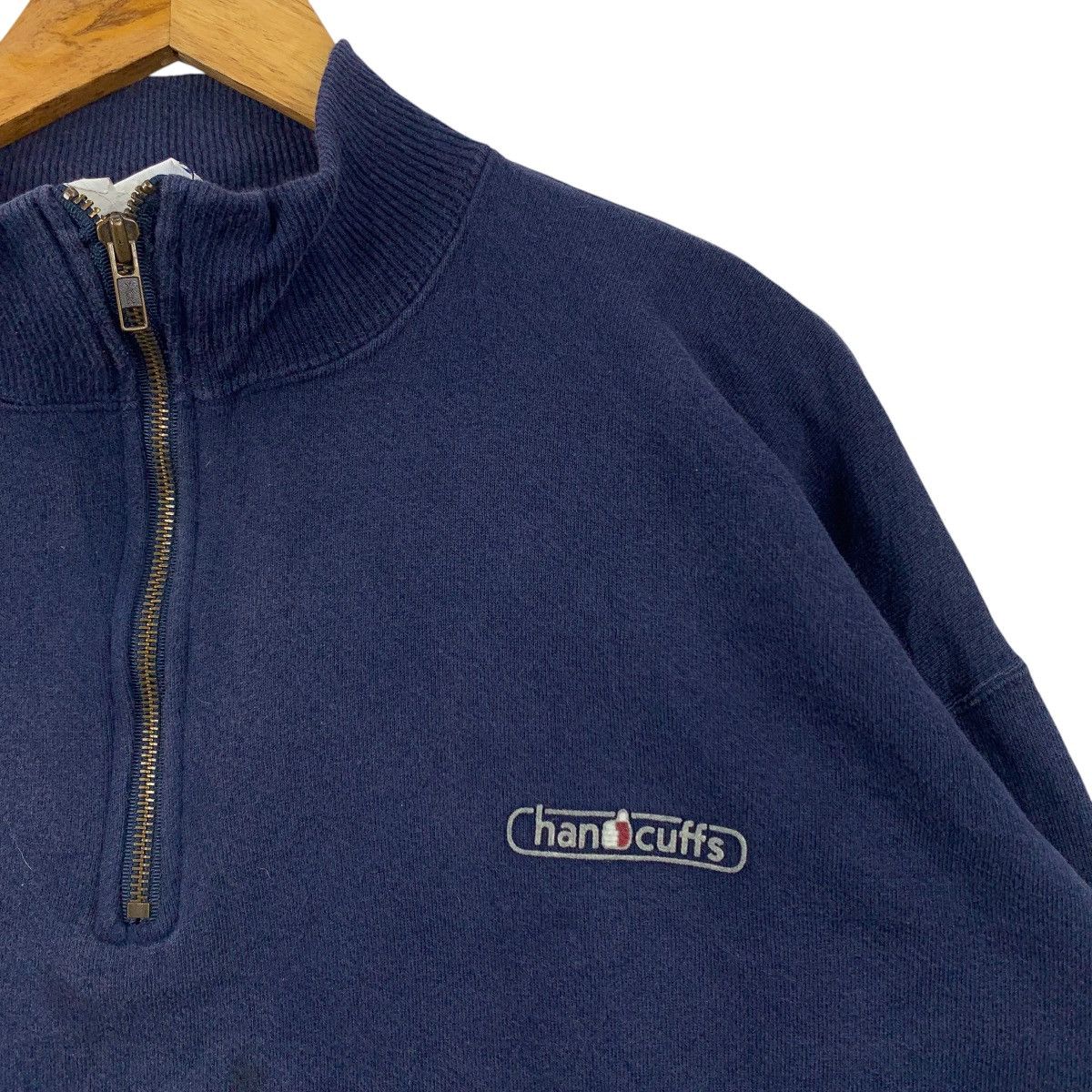 Vintage Vintage 90s HANDCUFFS Patent Pending Skateboard Sweatshirt Size US XL / EU 56 / 4 - 4 Thumbnail