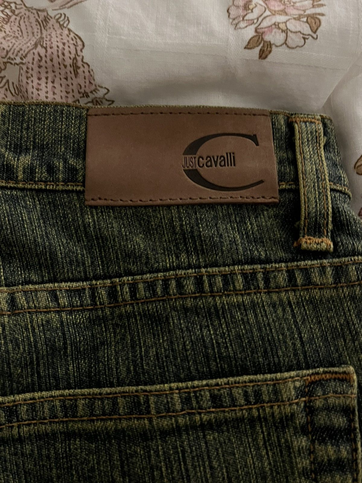 Just Cavalli Vintage Sandblasted Cavalli Jeans Size US 33 - 7 Thumbnail