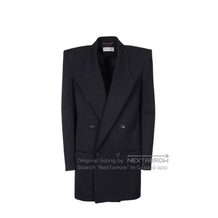 Saint Laurent Paris Saint Laurent Paris Black Coat i Size XS / US 0-2 / IT 36-38 - 1 Thumbnail