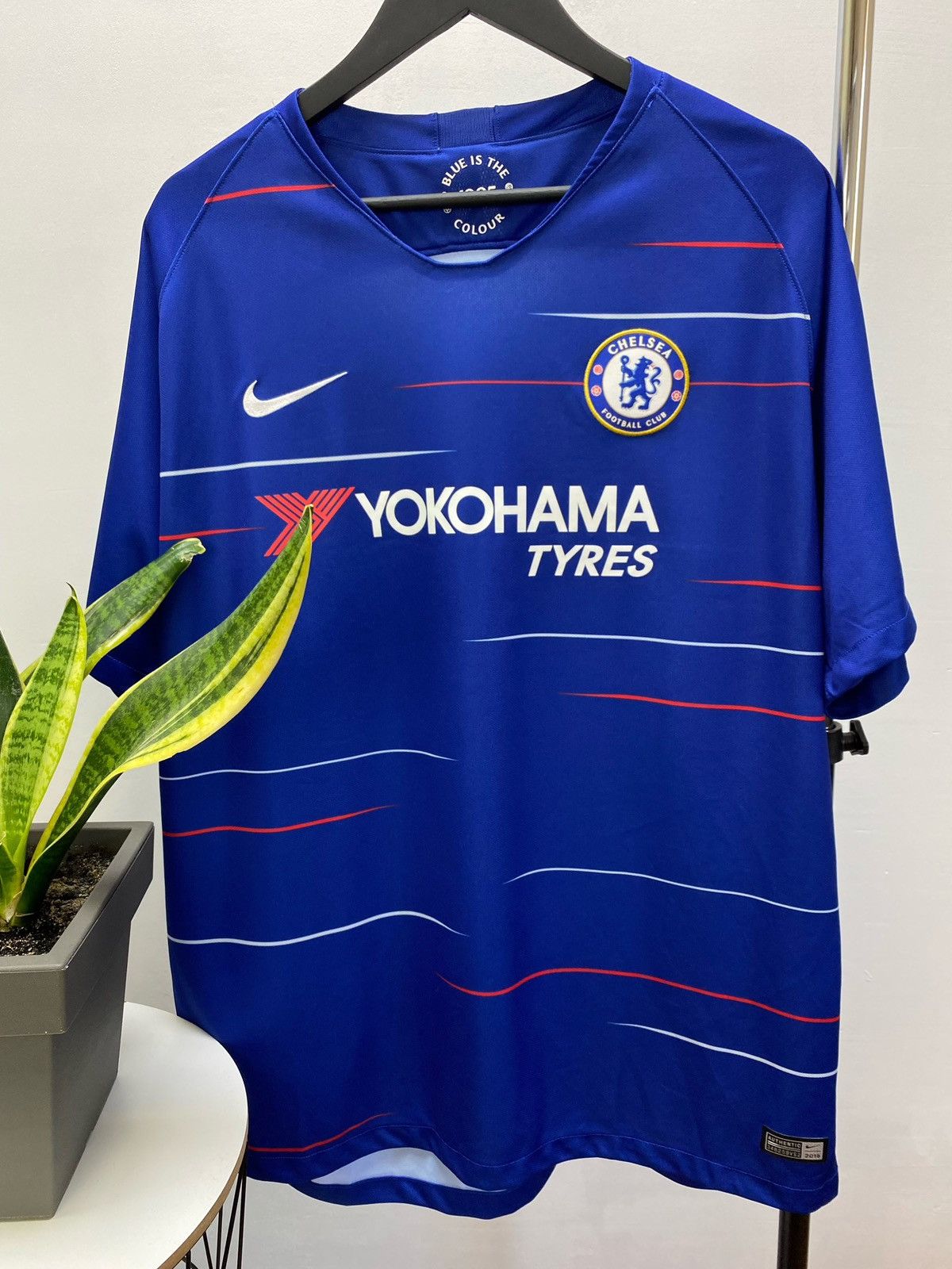 Chelsea Soccer × Vintage CHELSEA HOME 2018 2019 FOOTBALL SHIRT SOCCER JERSEY NIKE Size US XXL / EU 58 / 5 - 4 Thumbnail
