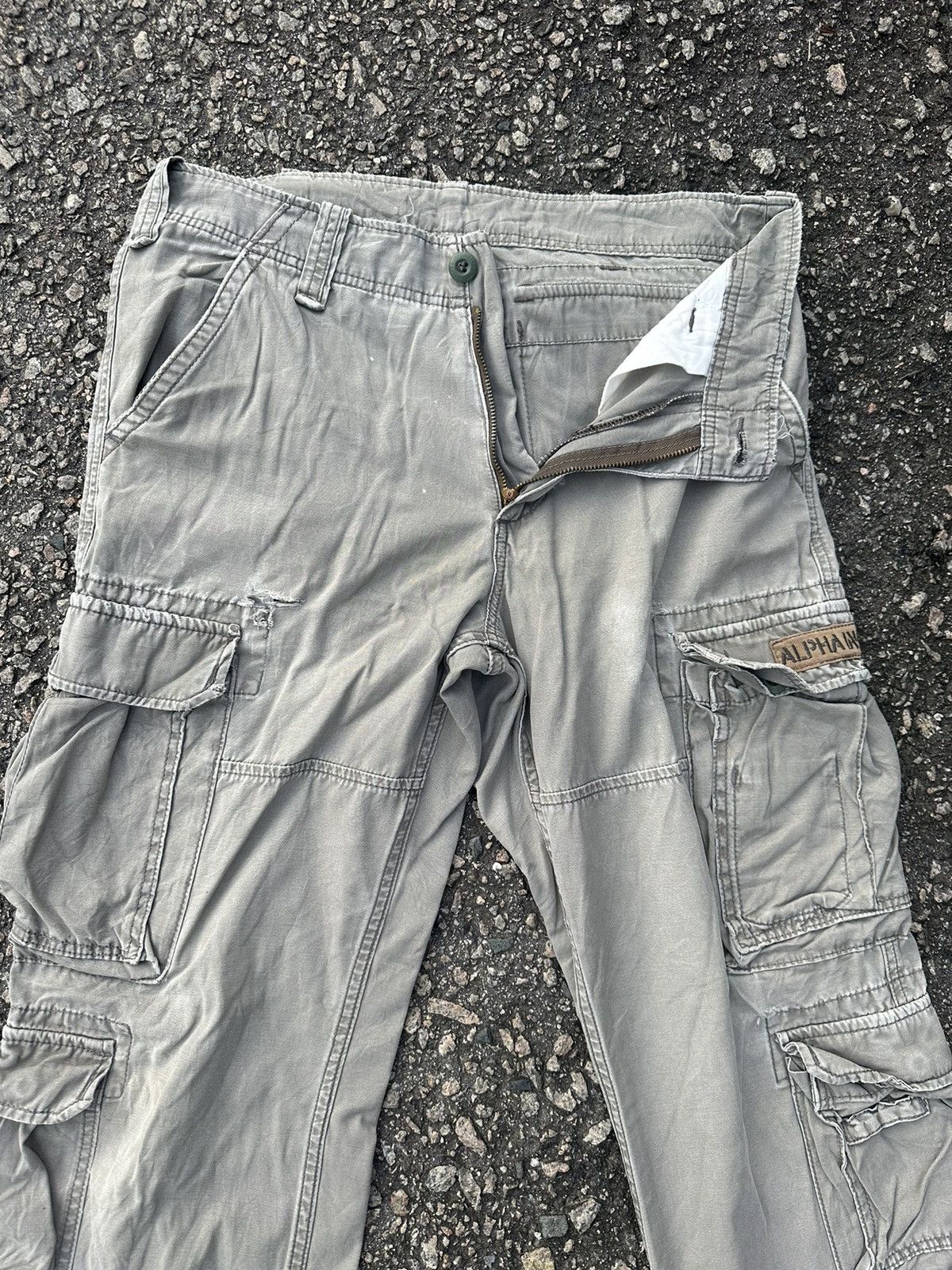 Alpha Industries CARGO PANTS ALPHA INDUSTRIES VINTAGE JAPANESE BRANDED Size US 31 - 9 Thumbnail