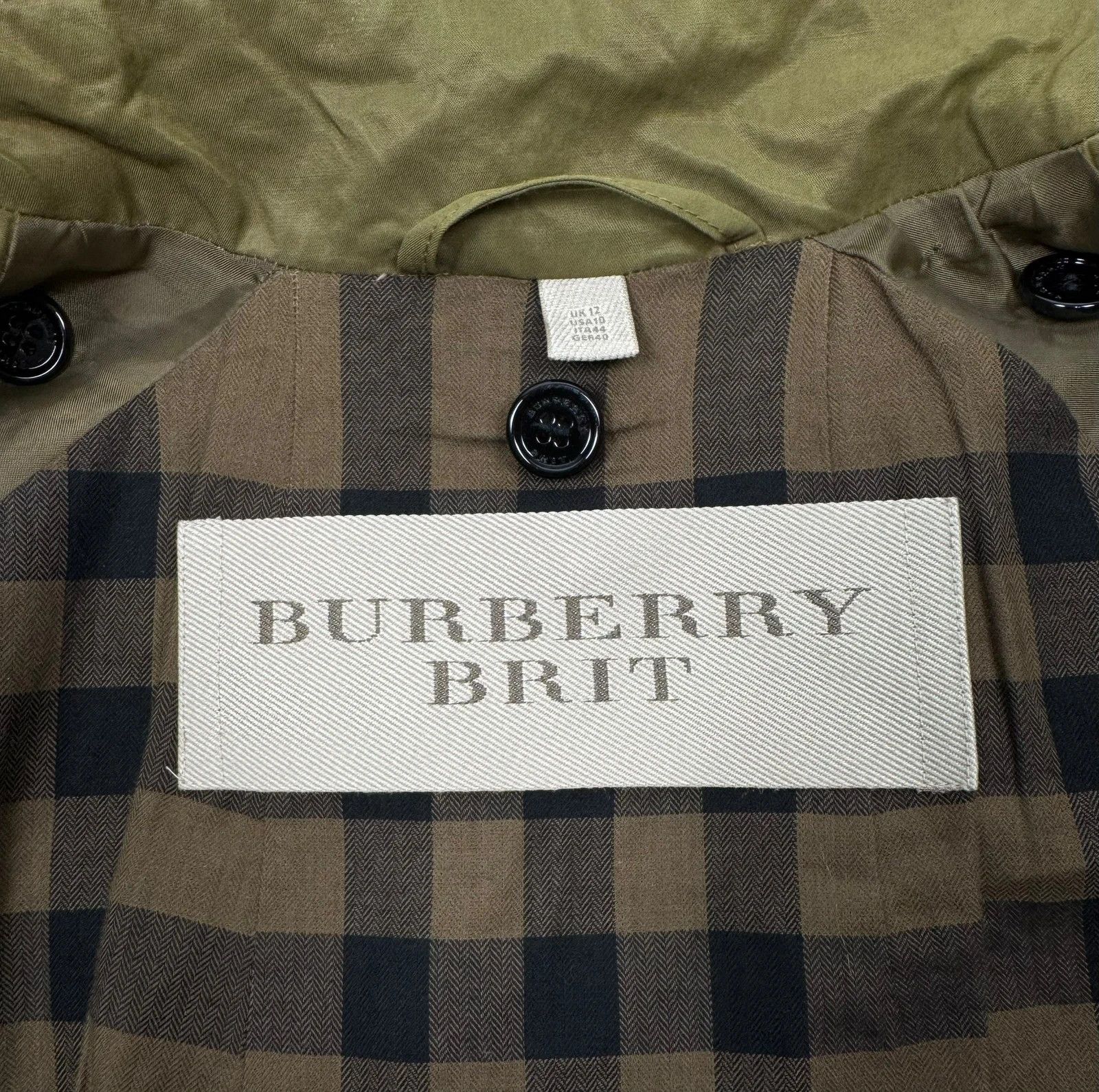 Burberry Burberry Brit Utility Trench Coat Belted Lined size UK12 Size M / US 6-8 / IT 42-44 - 13 Thumbnail