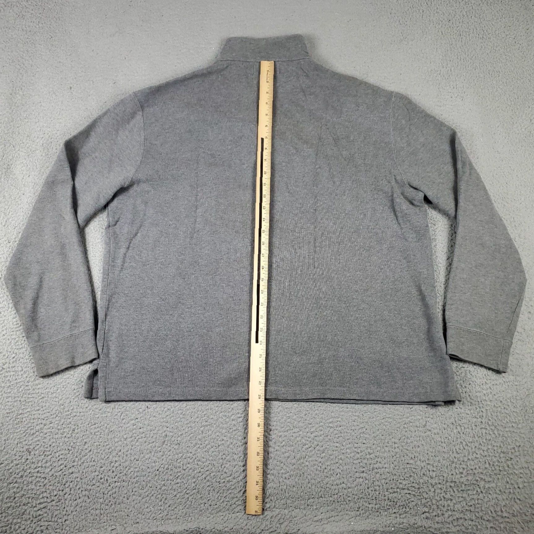 Ralph Lauren Ralph Lauren Mens XL Gray 1/4 Zip Pullover Sweater Cotton Polo Pony Logo Size US XL / EU 56 / 4 - 6 Thumbnail