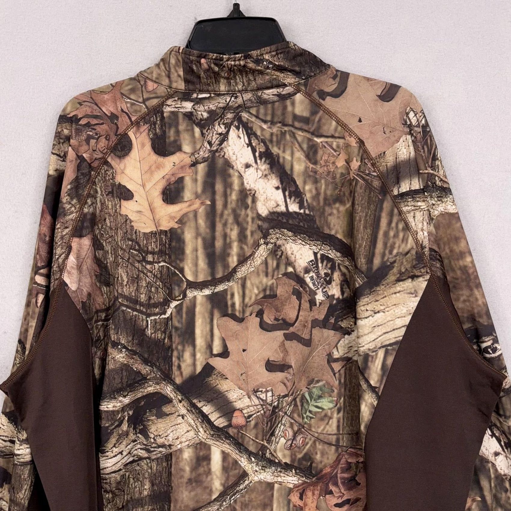 Vintage Mossy Oak Pullover 1/4 Zip Hunting Shirt Mens 2XL Camo Break-Up Infinity Performance Size US XXL / EU 58 / 5 - 6 Thumbnail