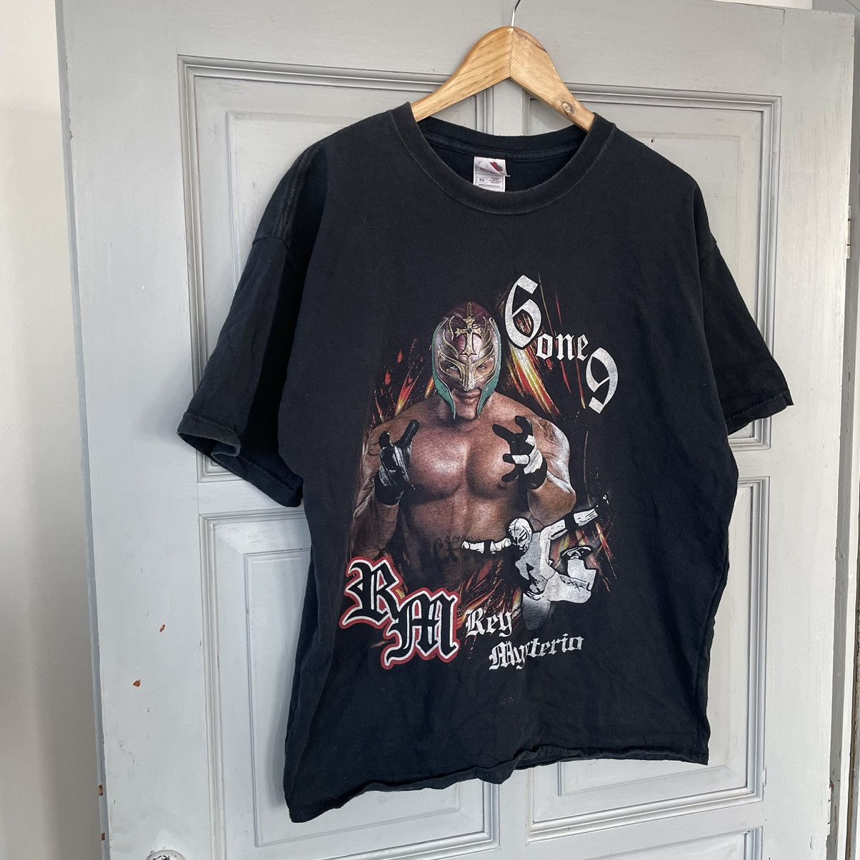 Vintage × WWE 2000s REY MYSTERIO 619 RARE FADED WRESTLING TEE y2k Size US XL / EU 56 / 4 - 3 Thumbnail