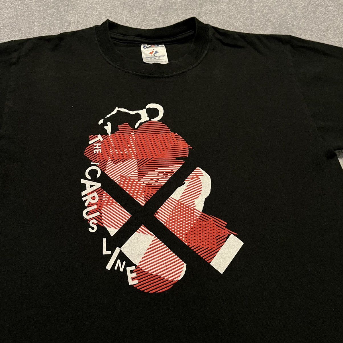 Band Tees × Vintage Rare Vintage 2000s The Icarus Line Band Tour Logo Tee Shirt Size US M / EU 48-50 / 2 - 2 Thumbnail