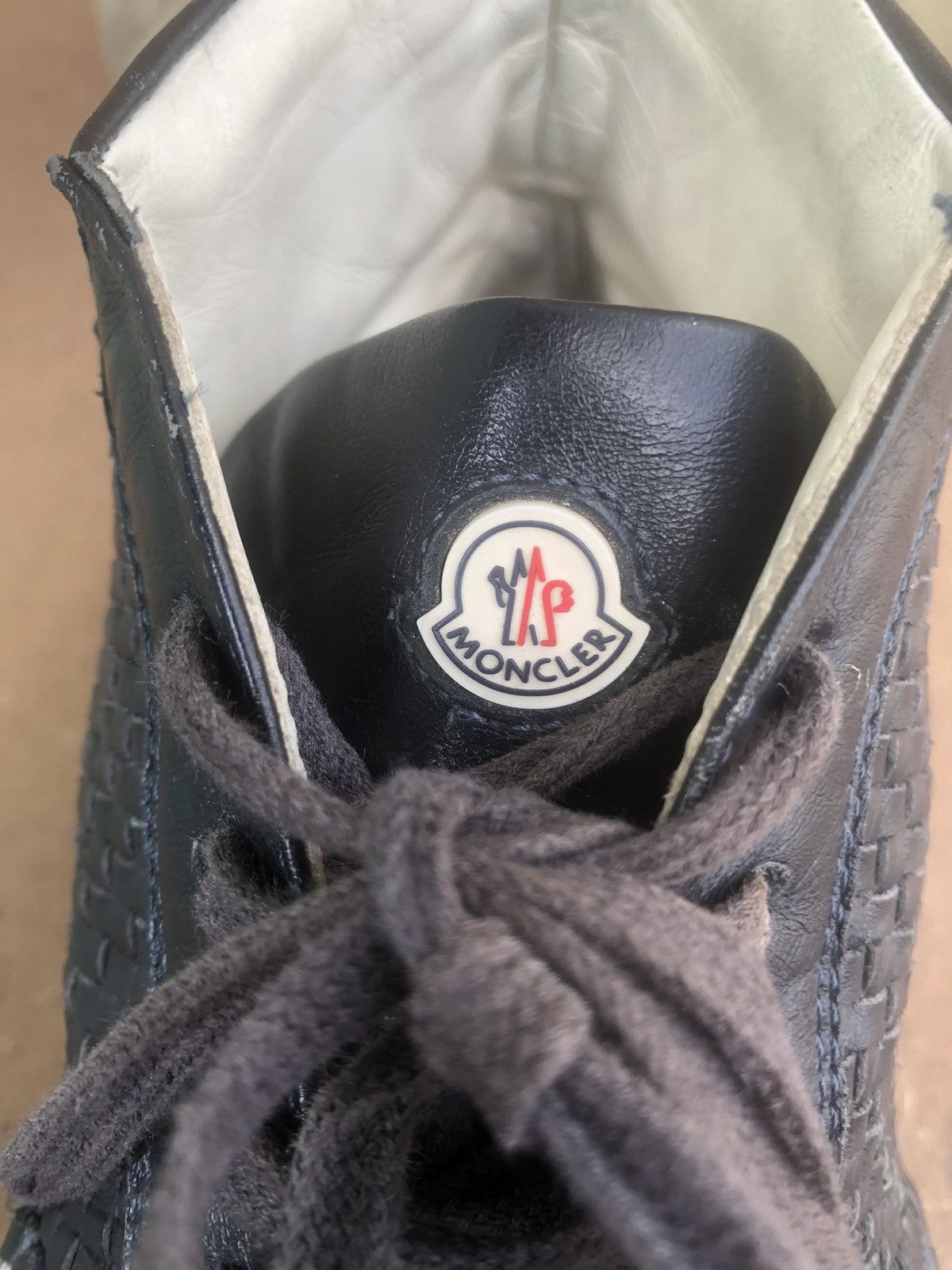 Moncler Moncler Black Hightop Sneakers Size 44 Size US 10 / EU 43 - 9 Thumbnail