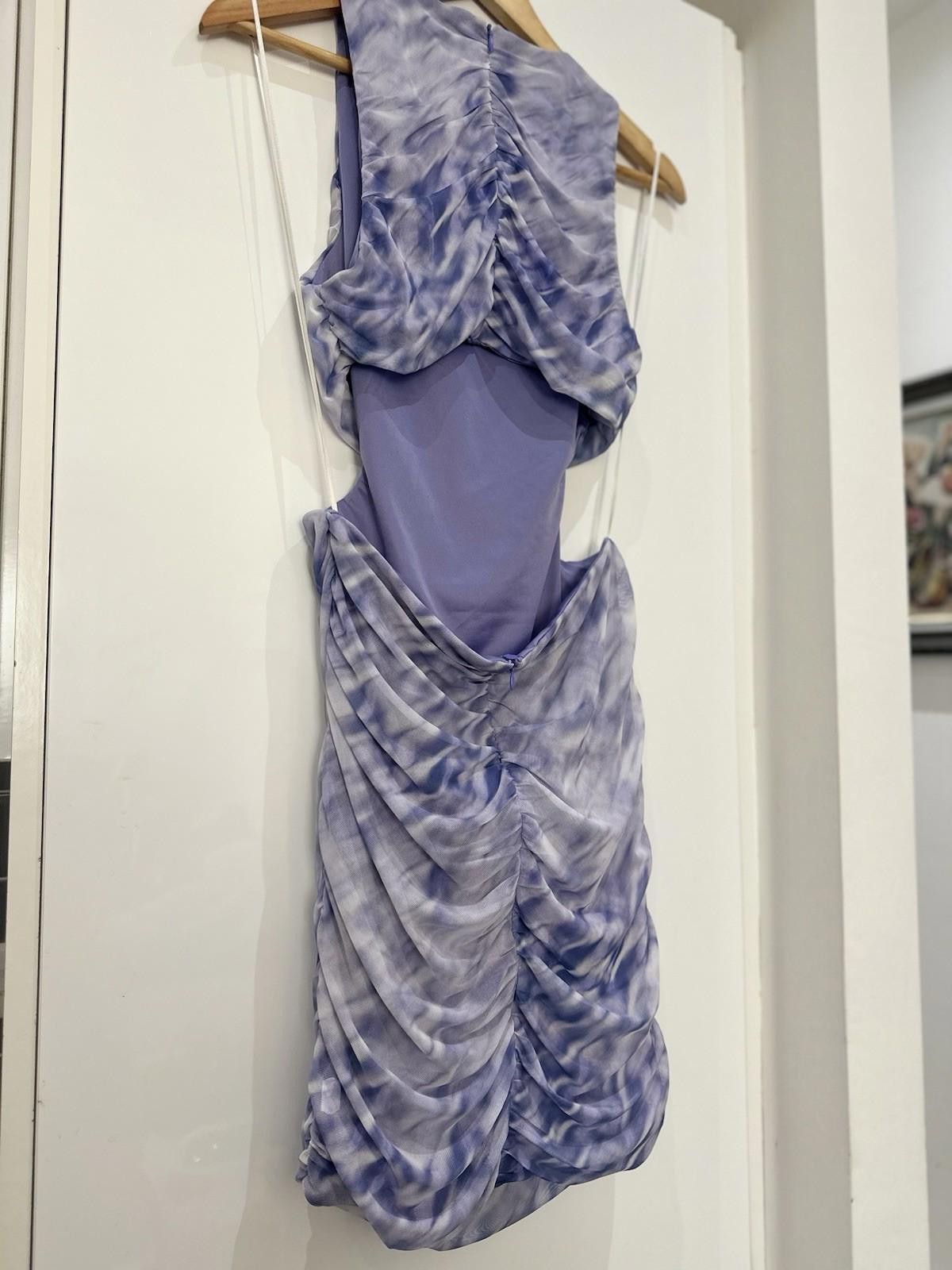 Zara ZARA dress Combo Blue and White Size M / US 6-8 / IT 42-44 - 4 Thumbnail
