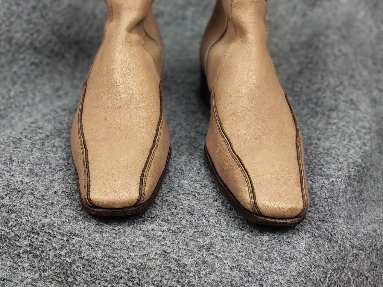 Yves Saint Laurent Vintage Yves Saint Laurent rive gauche Leather zip Boots Size US 9 / EU 42 - 7 Thumbnail