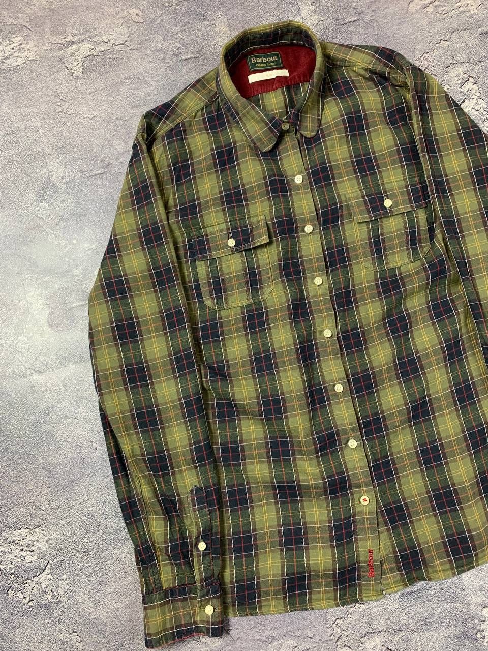 Barbour Barbour Women’s Shirt US 14 XL Green Plaid Size XL / US 12-14 / IT 48-50 - 3 Thumbnail