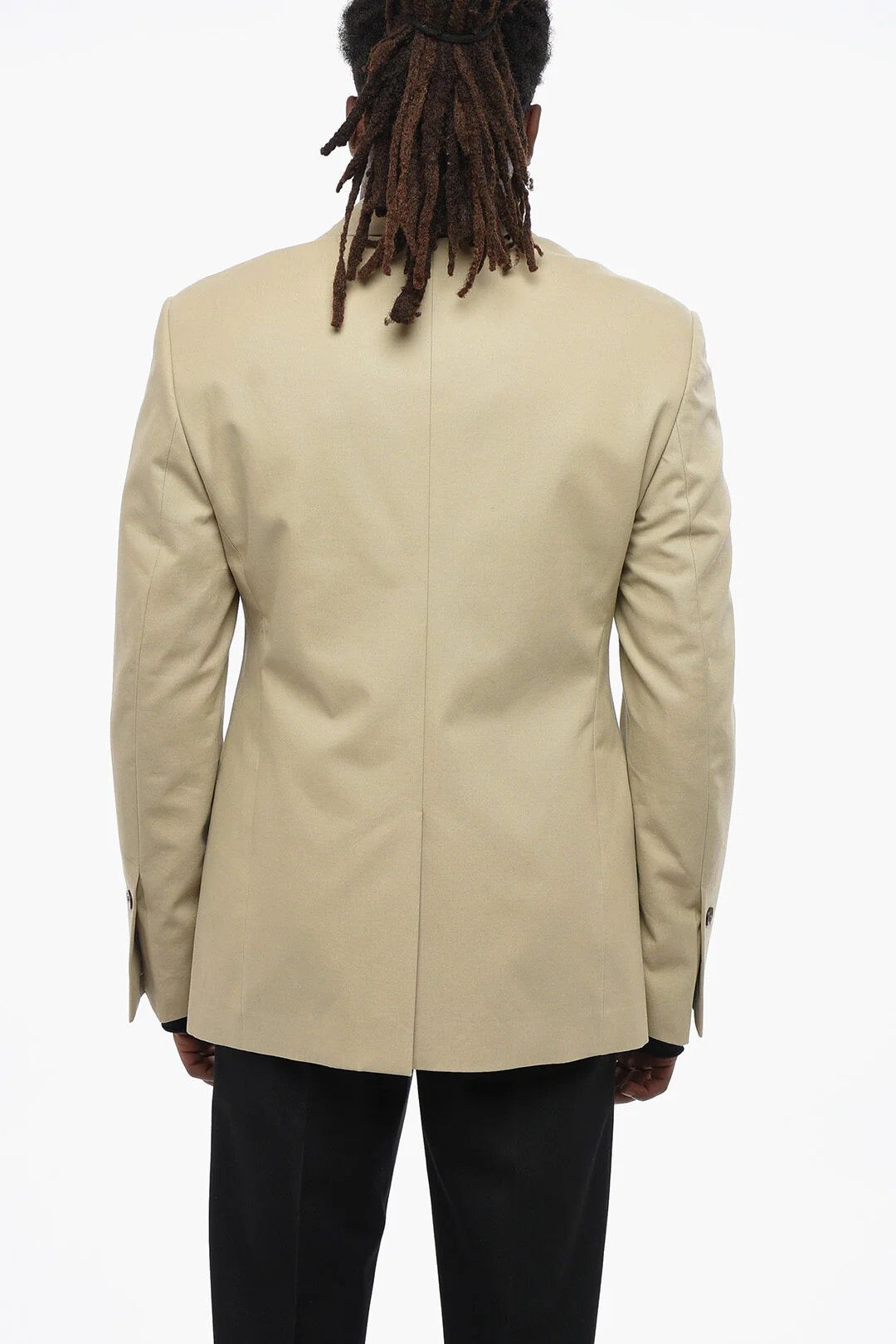 Salvatore Ferragamo og1mm0426 2-Button Jacket in Beige Size US M / EU 48-50 / 2 - 2 Thumbnail