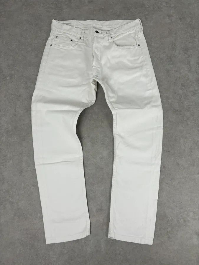 Dries Van Noten Dries Van Noten White Minimalist Denim Jeans Size US 32 / EU 48 - 1 Thumbnail
