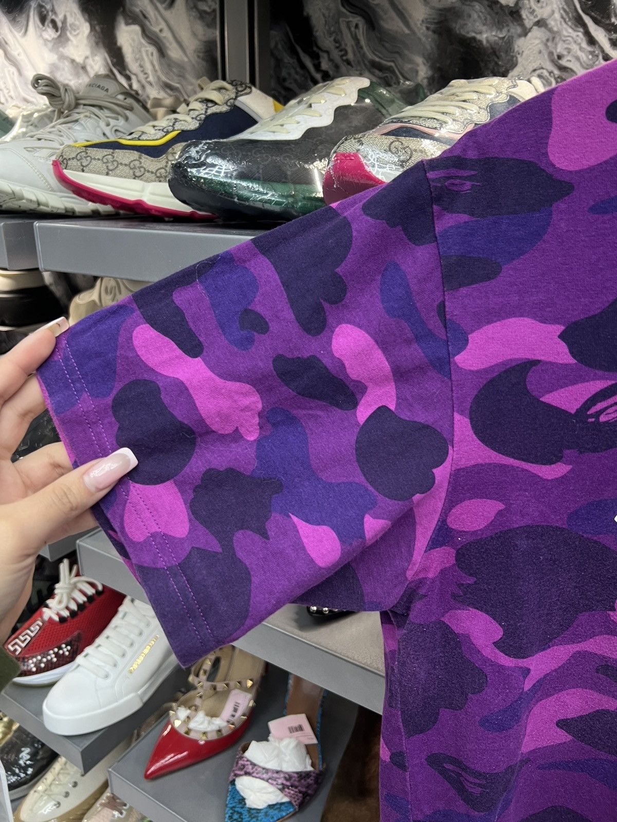 Bape Bape Color Camo College Tee Size US M / EU 48-50 / 2 - 5 Thumbnail