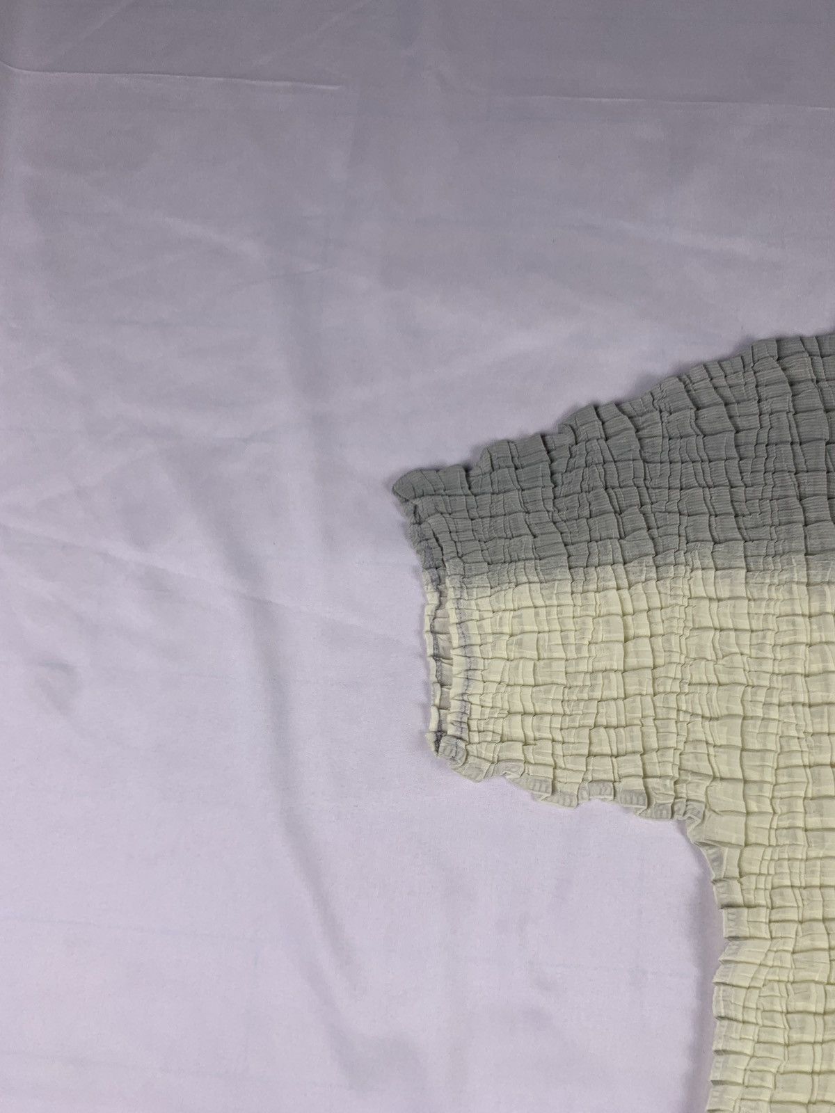 Japanese Brand 2000s GRACEHOUSE Gradient Wrinkle Pleats High Neck Top Size M / US 6-8 / IT 42-44 - 6 Thumbnail