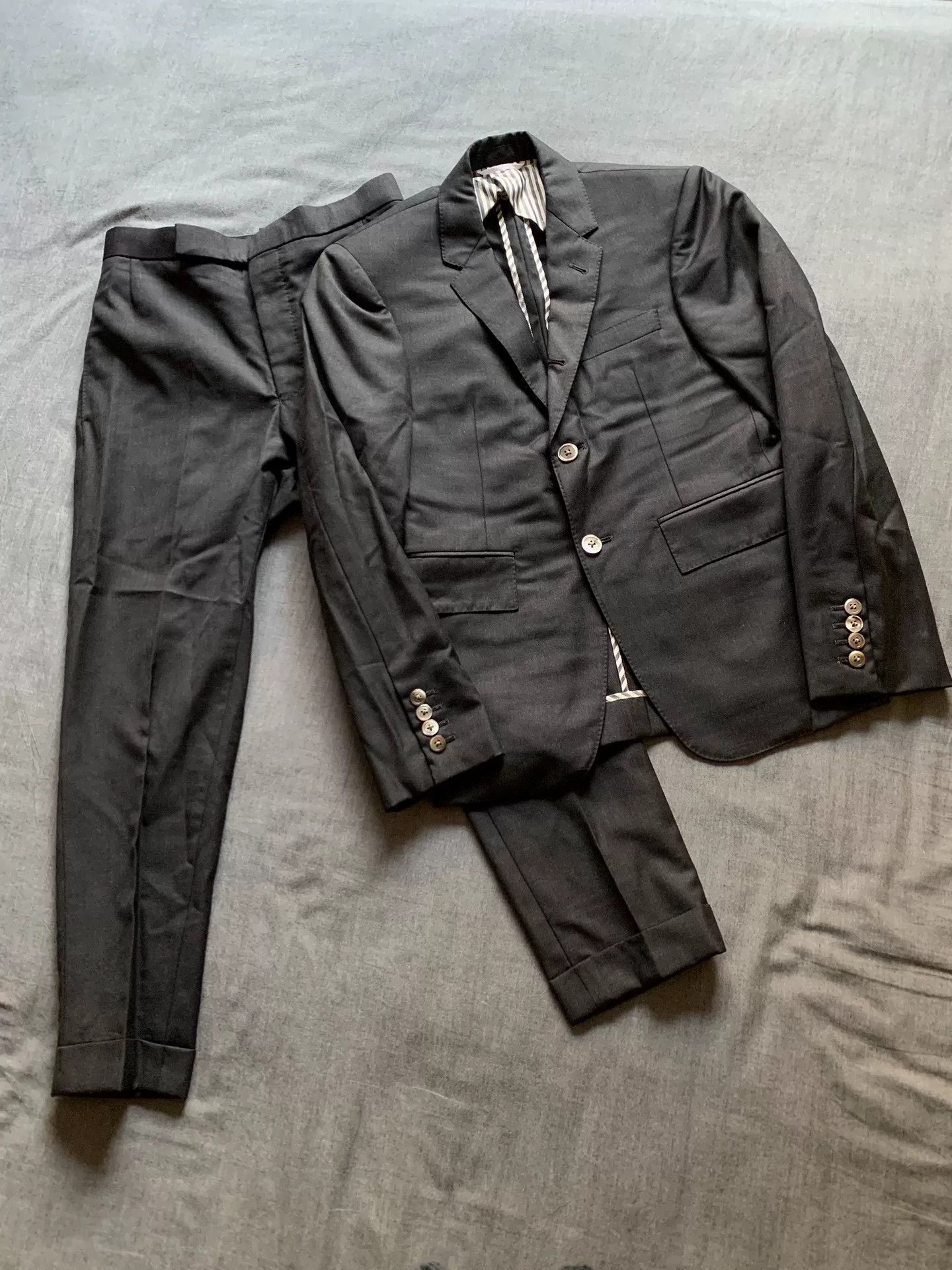 Thom Browne Thom Browne Wool Suit & Pants Set Size US XXS / EU 40 - 1 Thumbnail