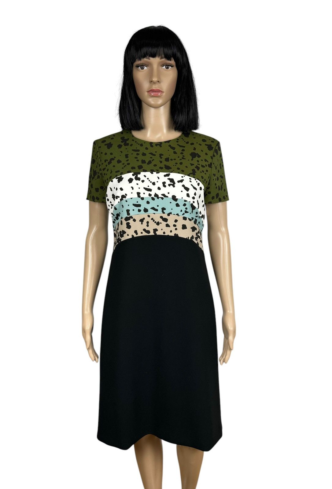 Escada Escada Viscose-Acetate Dress Knee-Length size DE36 IT42 Size M / US 6-8 / IT 42-44 - 1 Thumbnail