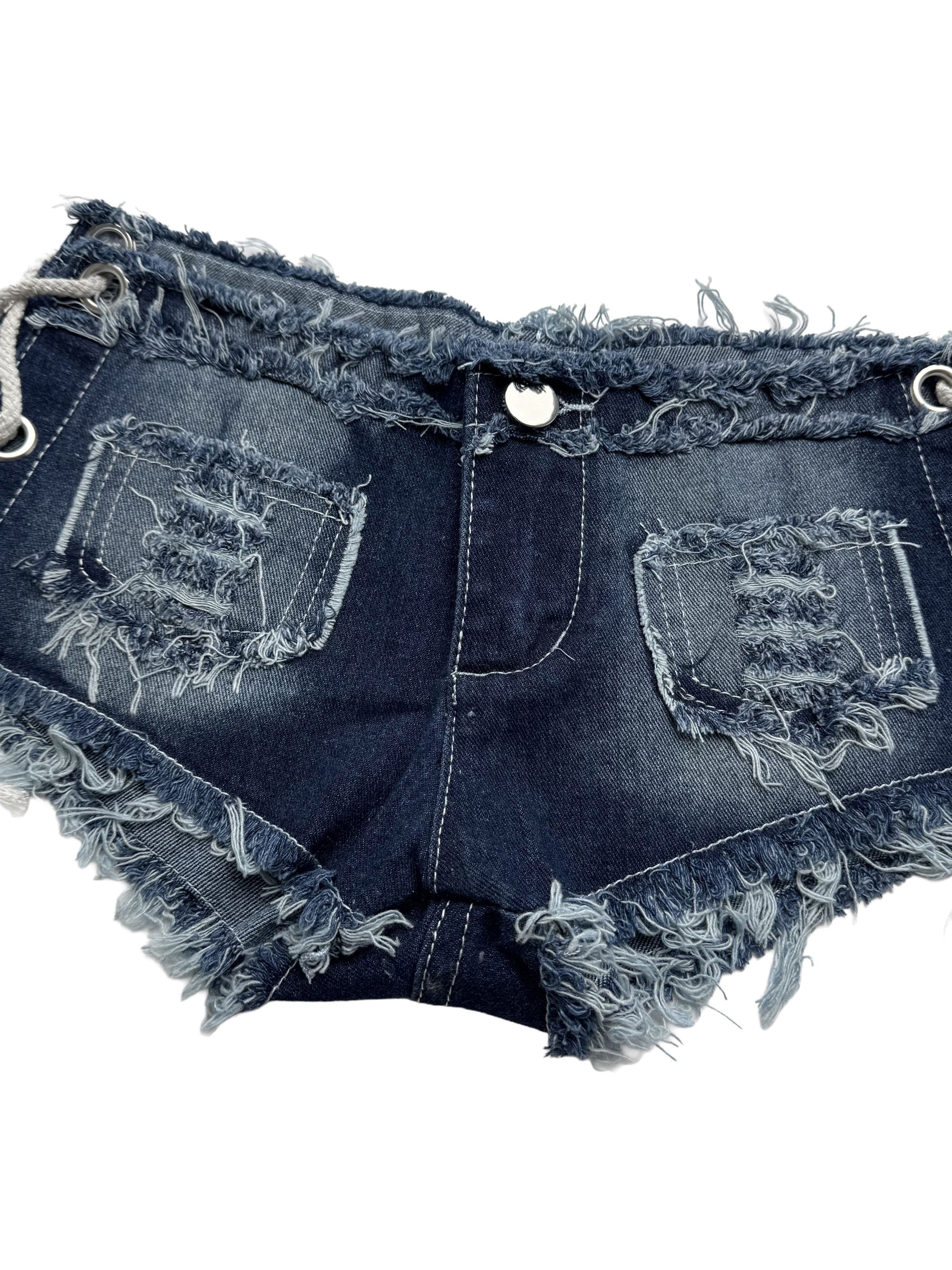 Vintage Vintage Mini Shorts Size 26" / US 2 / IT 38 - 2 Thumbnail