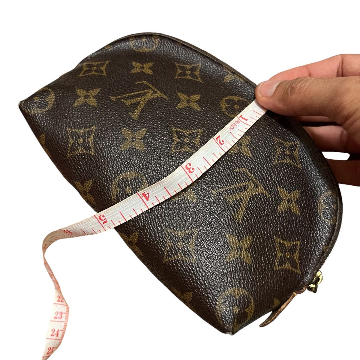 Louis Vuitton Authentic Vintage Louis Vuitton Canvas Pochette Cosmetique Size ONE SIZE - 9 Thumbnail