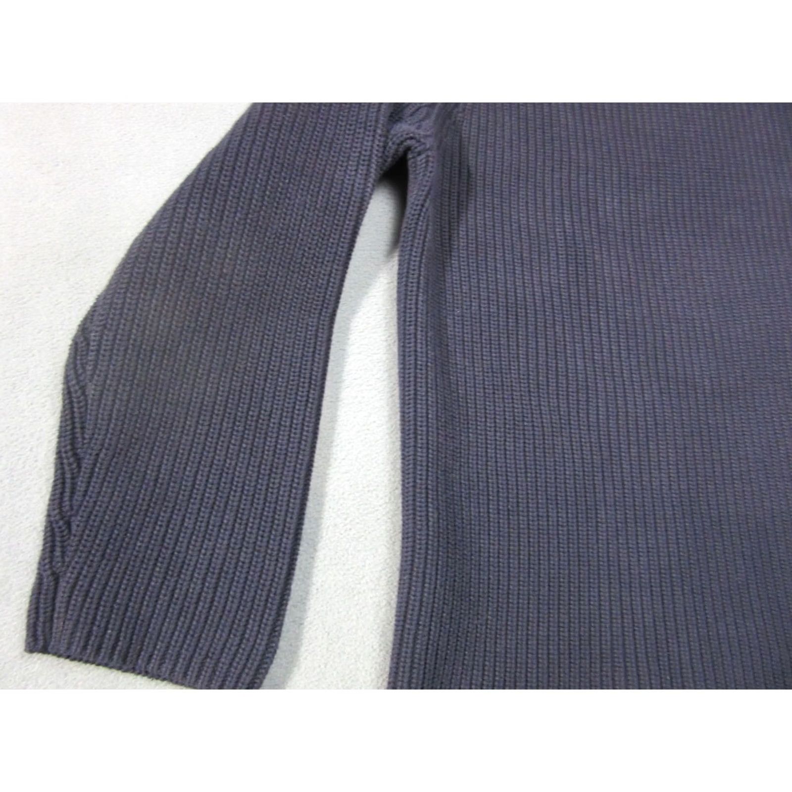 Lands' End Lands End Sweater Womens 1X Navy Blue Ribbed Knit Turtleneck Pullover Size XL / US 12-14 / IT 48-50 - 5 Thumbnail