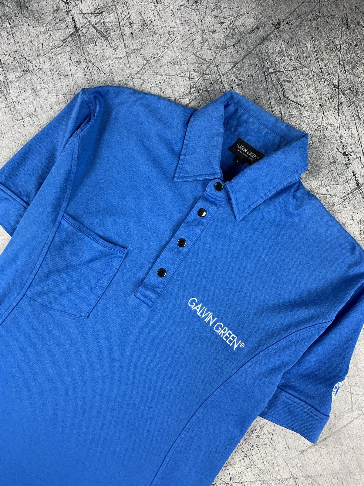 Galvin Green Vintage Galvin Green Polo Shirt Buttons Logo designer Size US L / EU 52-54 / 3 - 2 Thumbnail