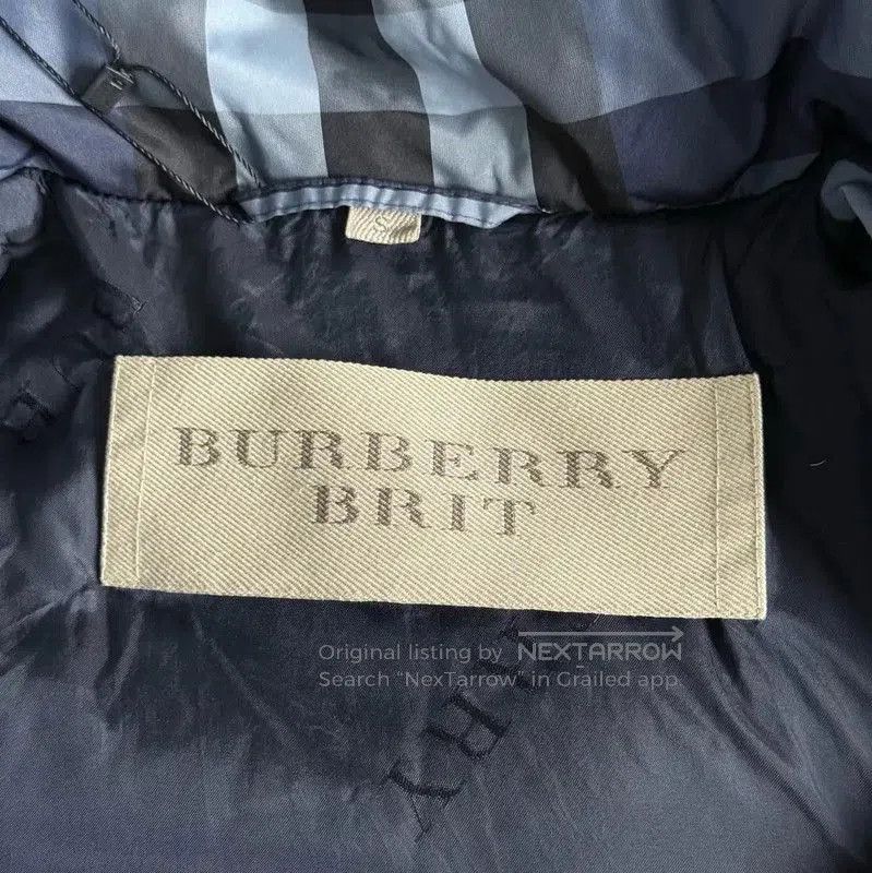 Other Burberry Women's Navy Cotton Down Jacket. Size S / US 4 / IT 40 - 3 Thumbnail