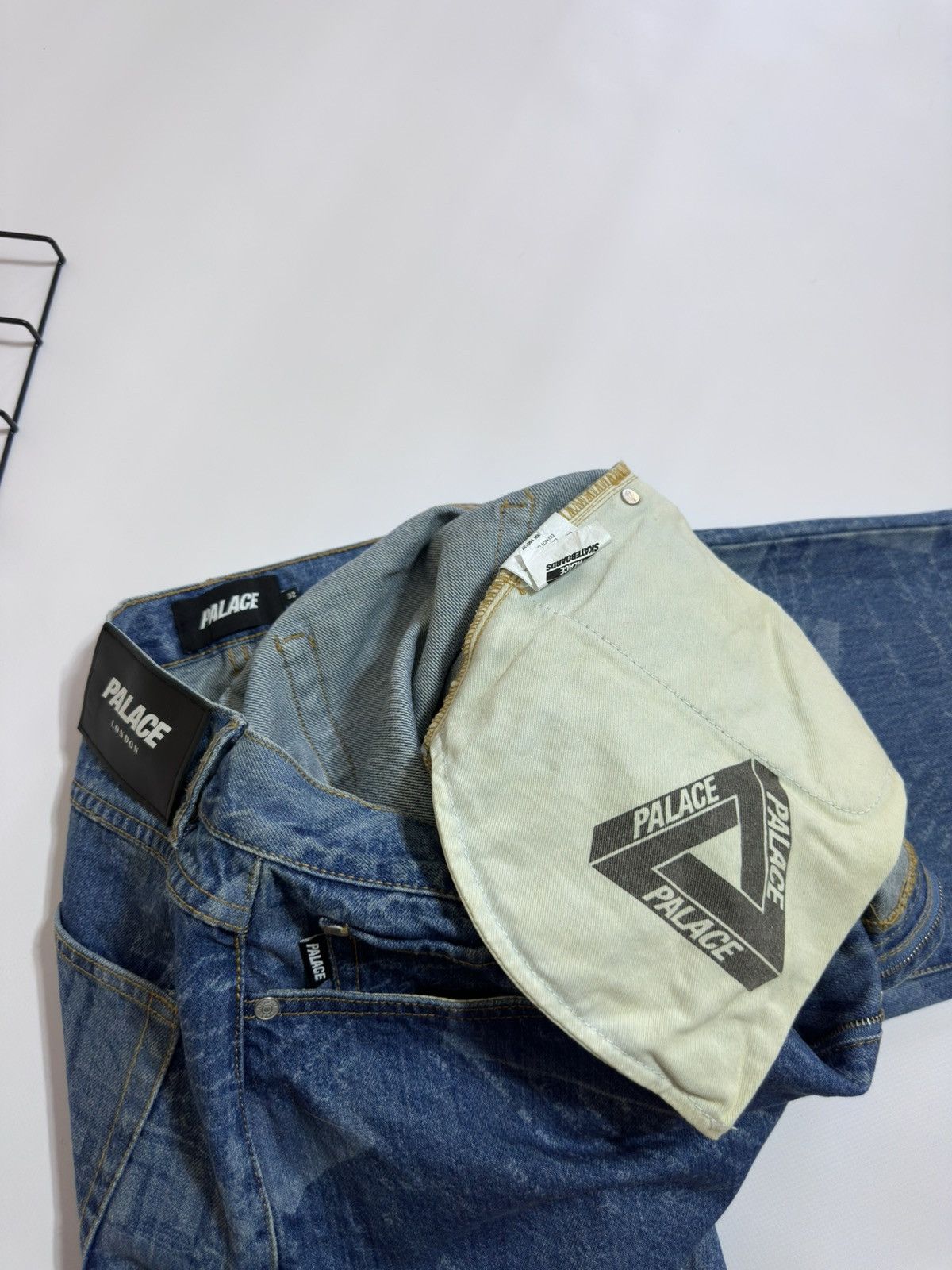 Palace Palace Skateboards P-Carp Laser Engraved Cargo Denim Jeans Size US 32 / EU 48 - 13 Thumbnail