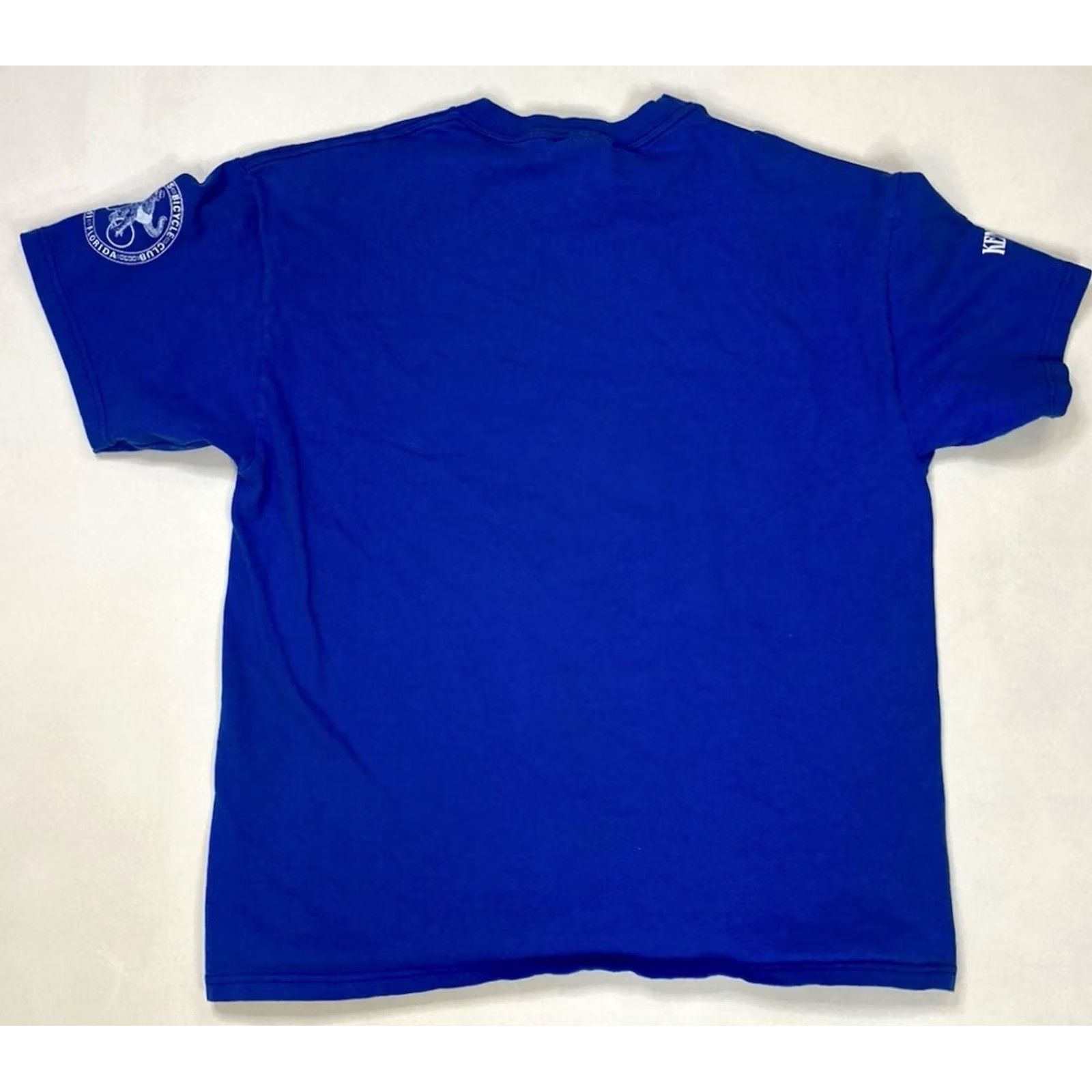 Hanes VINTAGE Hanes T-Shirt Men Large Blue Everglades Bicycle Club Sebring Spring Break 2001 Logo Graphic Print Sports Event Size US L / EU 52-54 / 3 - 6 Thumbnail