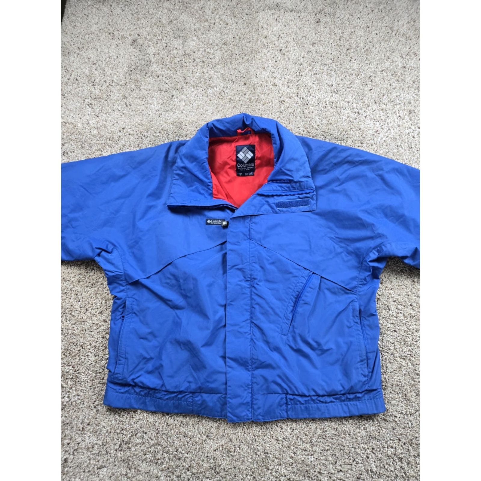 Vintage VINTAGE Columbia Whirlibird Jacket Mens M Full Zip Shell Outdoors 90s Blue Windbreaker Size US M / EU 48-50 / 2 - 4 Thumbnail