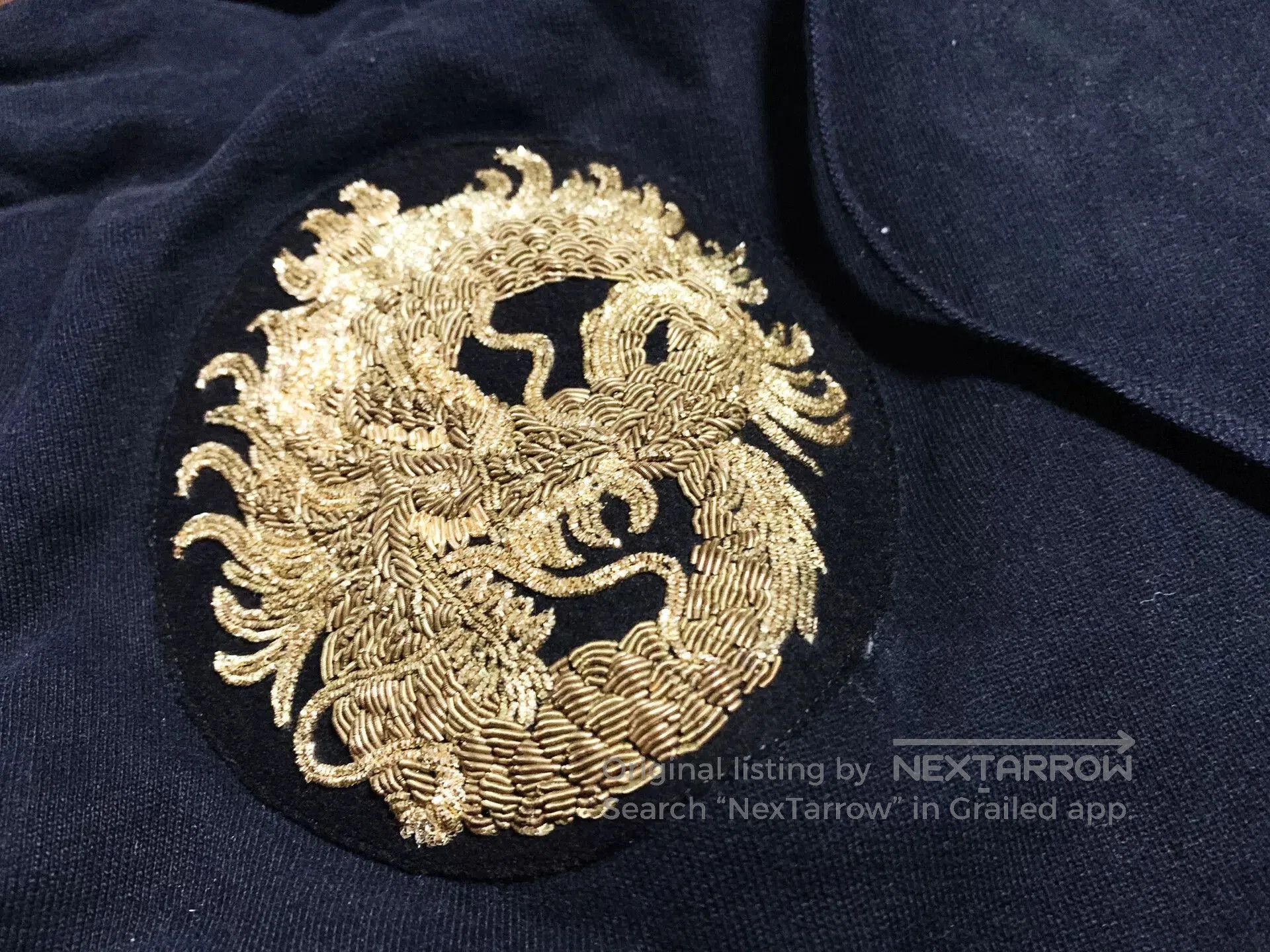 Balmain balmain embroidered fleece pullover hoodie. Size US XL / EU 56 / 4 - 2 Thumbnail