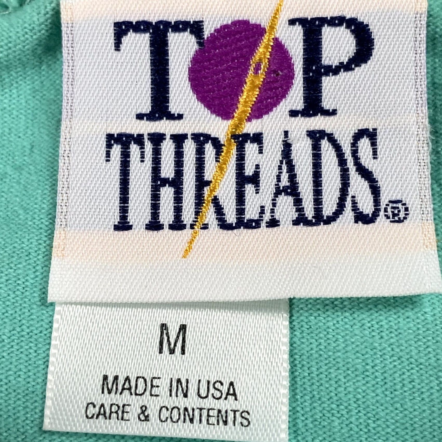 Vintage VINTAGE TOP THREADS Seagulls Beach T-Shirt M SEAFOAM GREEN USA 2000s Unisex Adult Size US M / EU 48-50 / 2 - 3 Thumbnail
